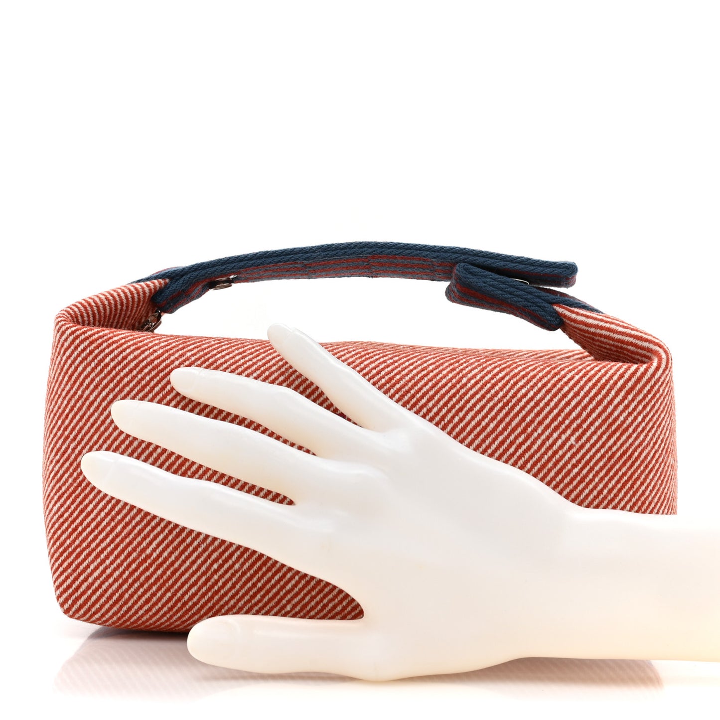 Wool Small Bride-A-Brac H Natte Pouch Tomette