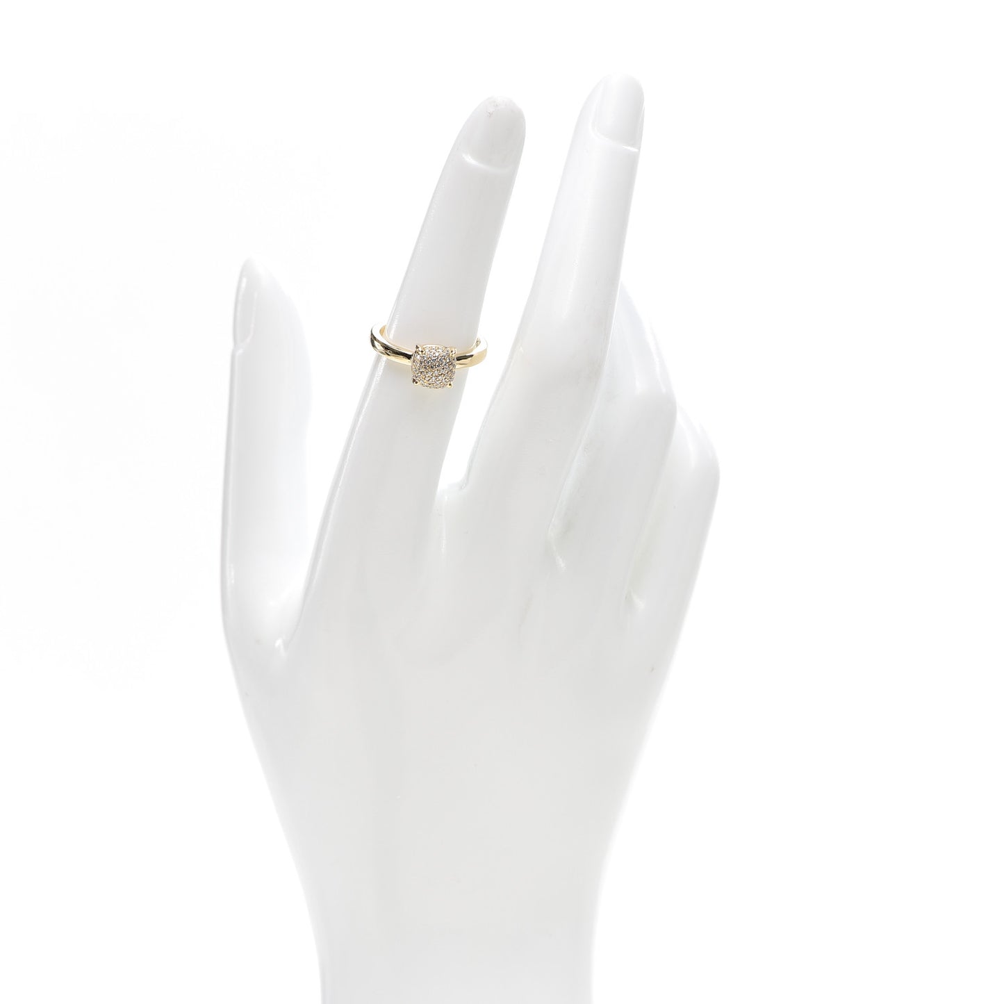 18K Yellow Gold Diamond 7mm Paloma Picasso Sugar Stacks Ring