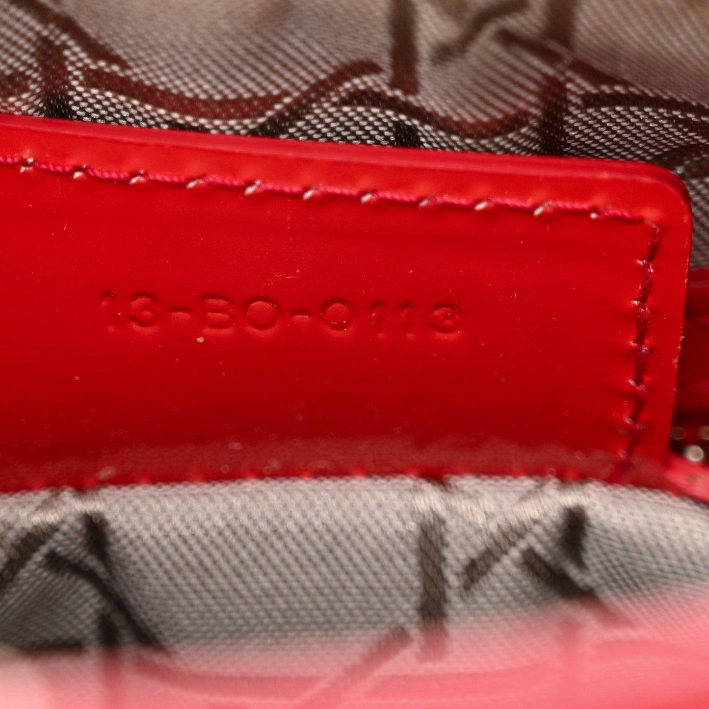 Patent Cannage Medium Lady Dior Fuchsia