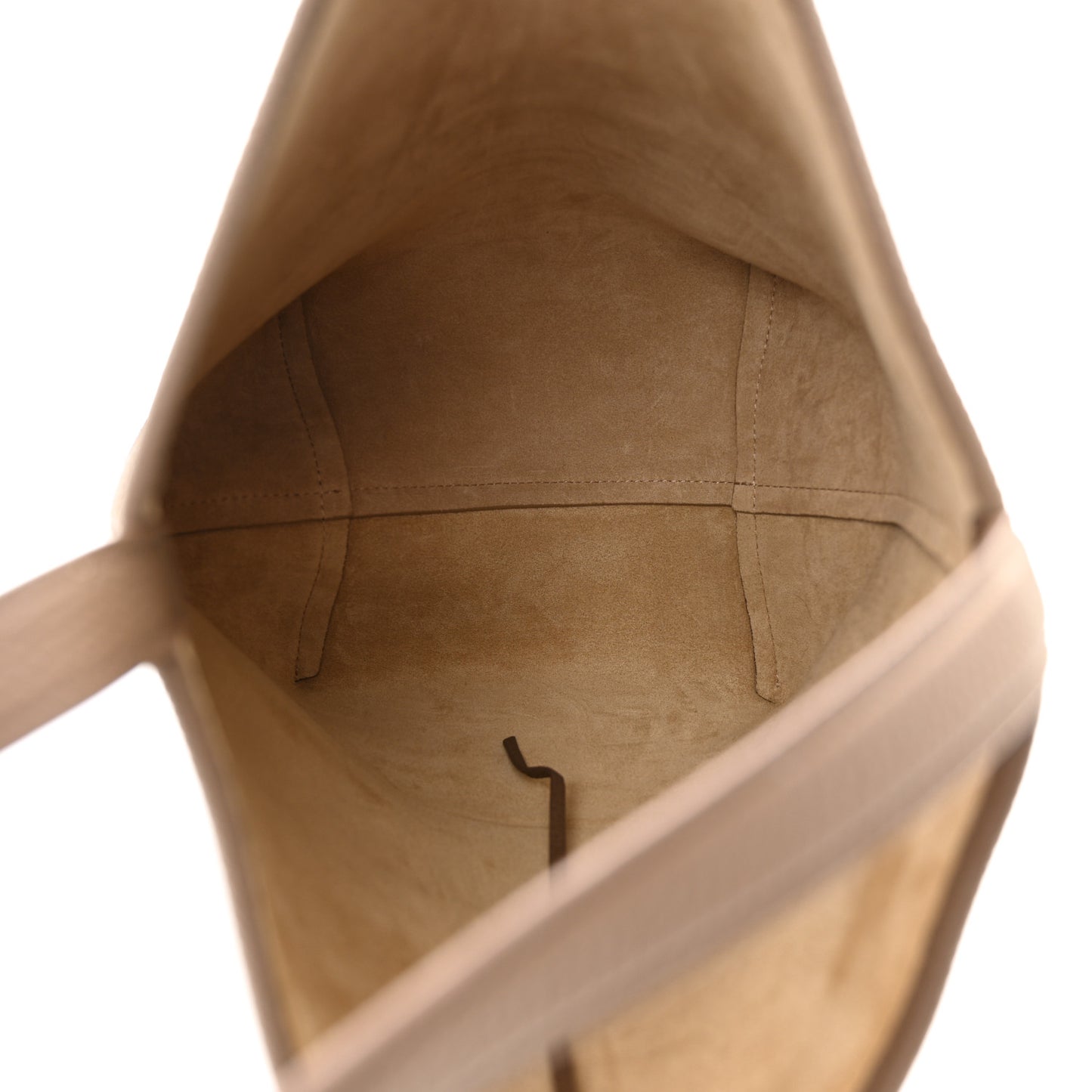 Grained Calfskin Medium N/S Park Tote Taupe