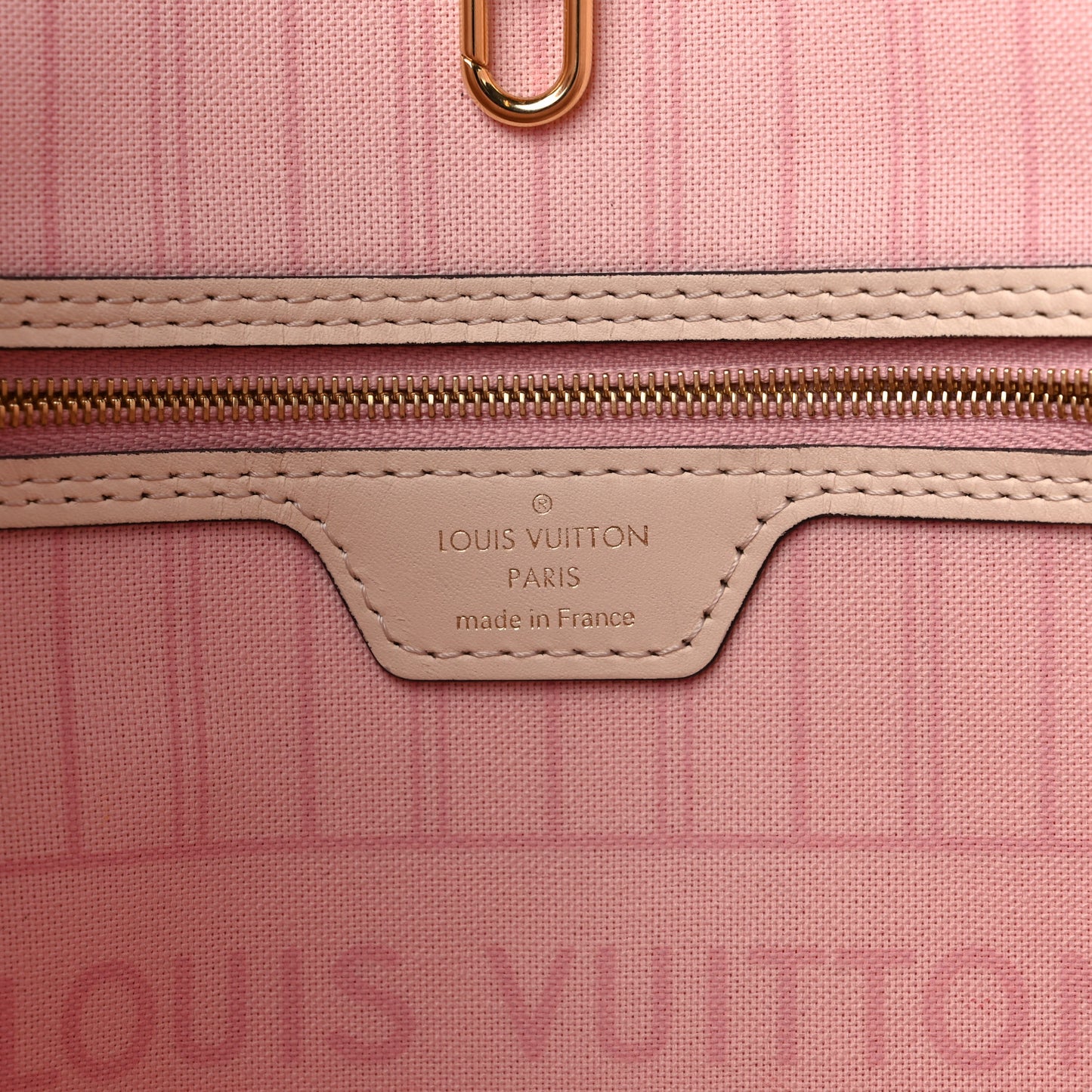 Damier Azur Braided Neverfull MM Pink