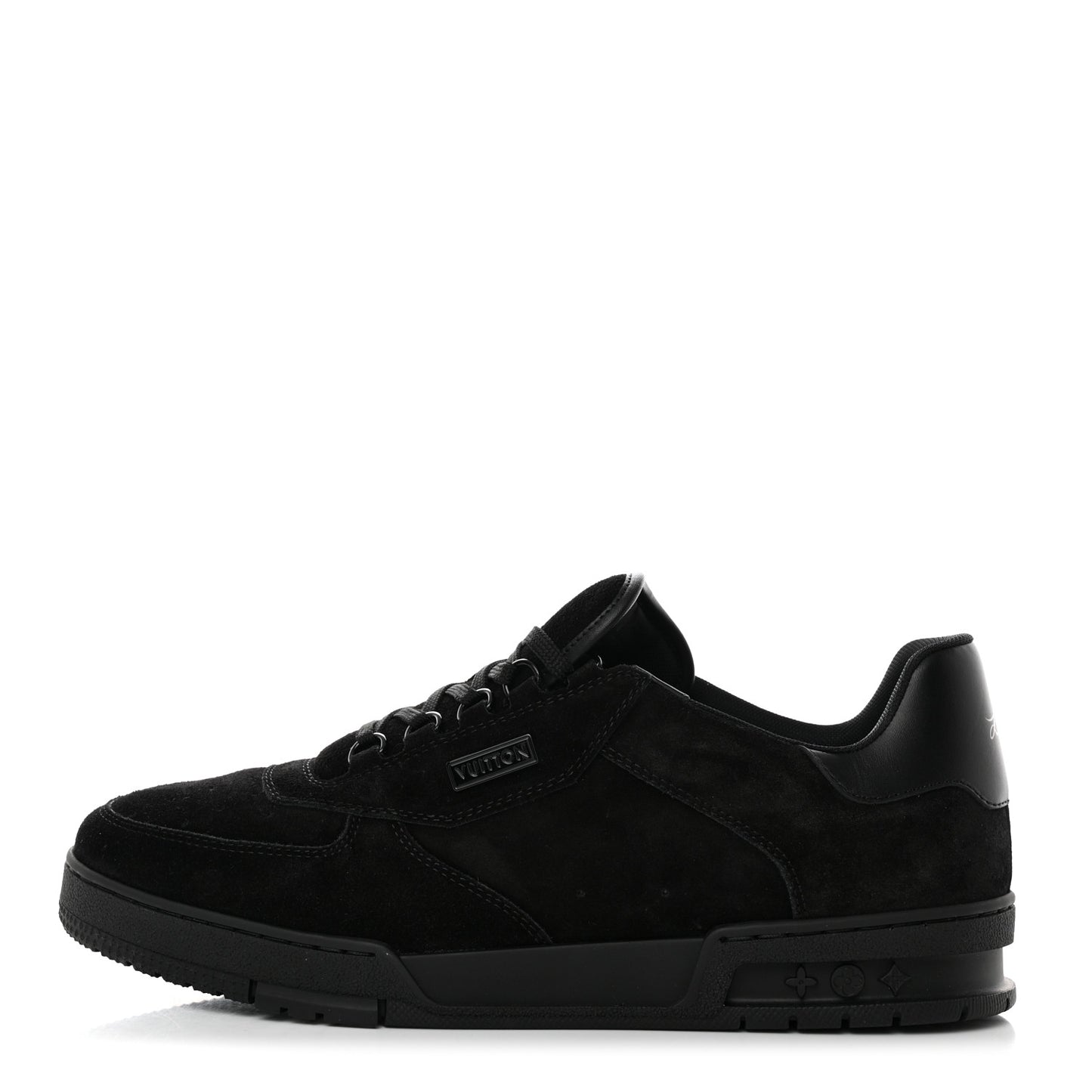 Suede Uniform Sneakers 11.5 Black