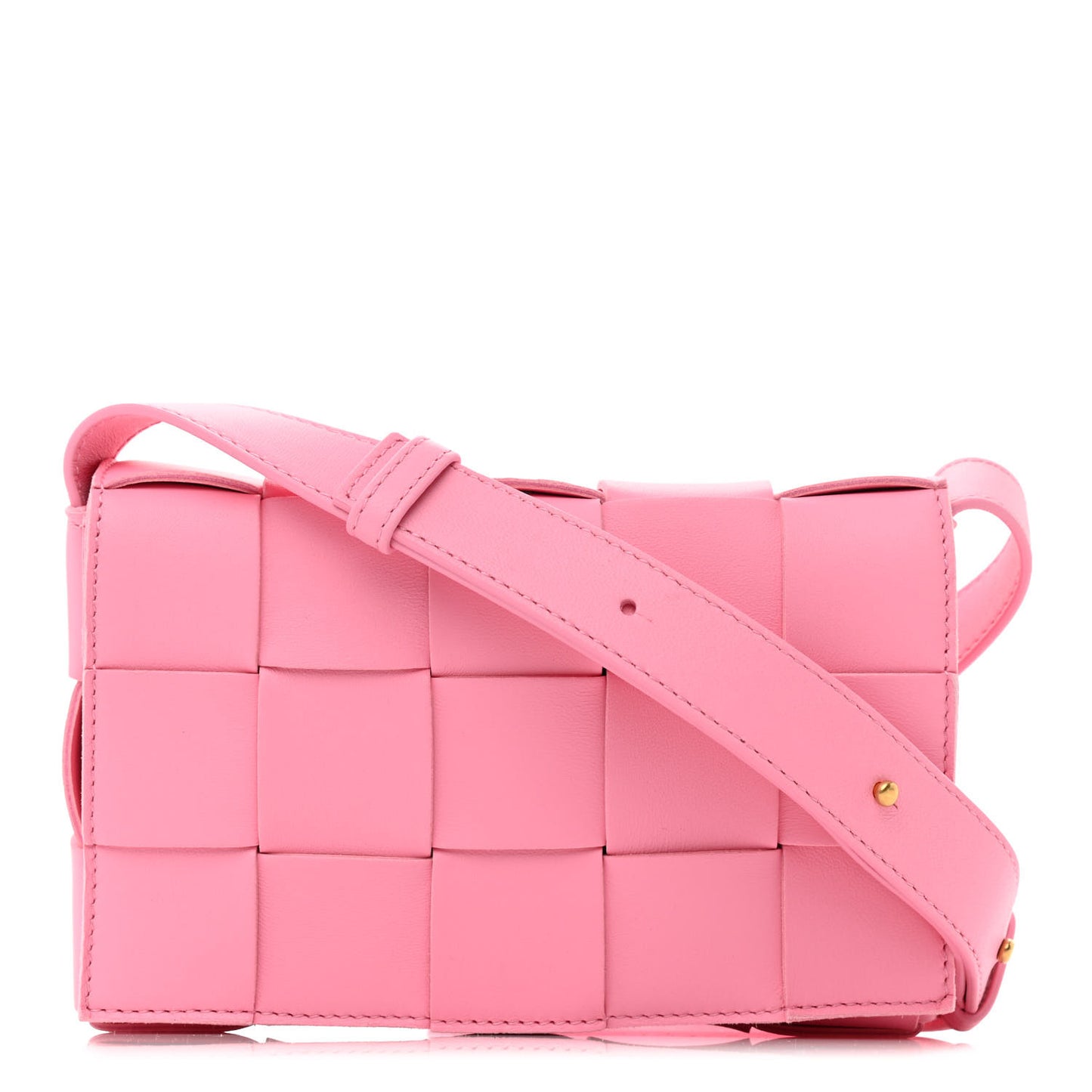 Lambskin Maxi Intrecciato Small Cassette Crossbody Bag Ribbon