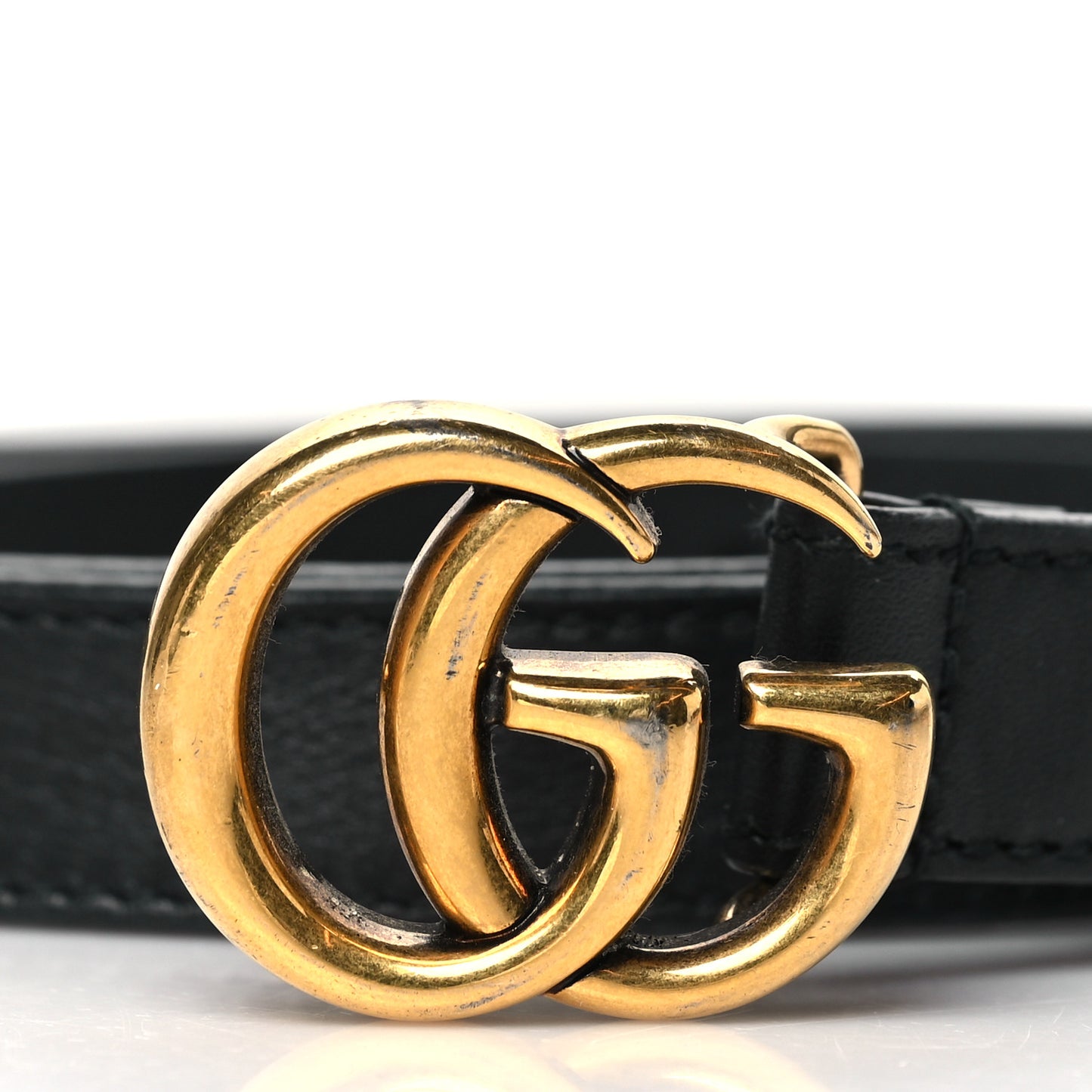 Calfskin Double G 20mm Belt 95 38 Black
