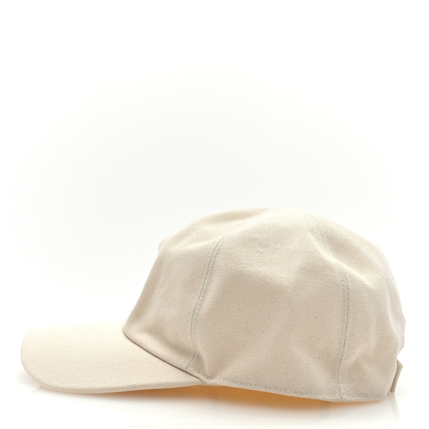 Cotton FF Ajour Embroidered Baseball Hat M Natural