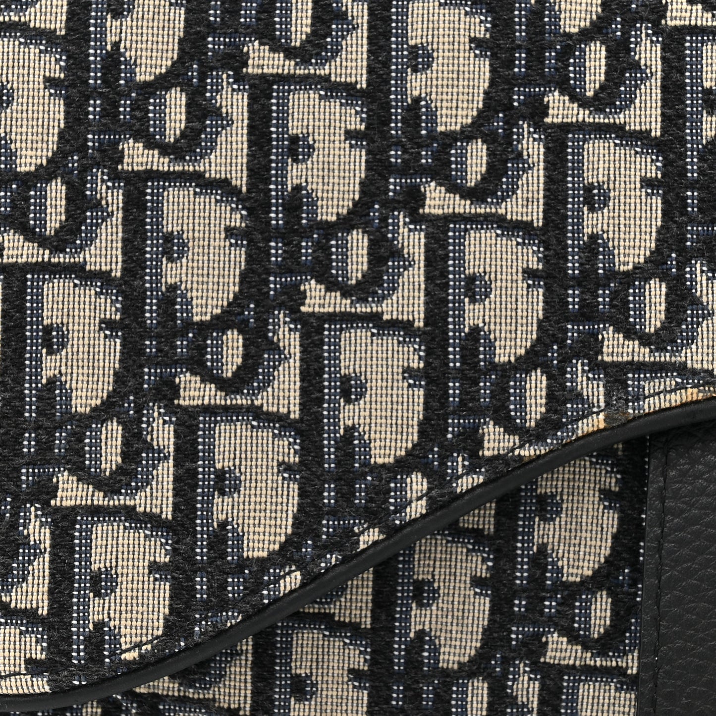 Oblique Mens Saddle Bag Blue