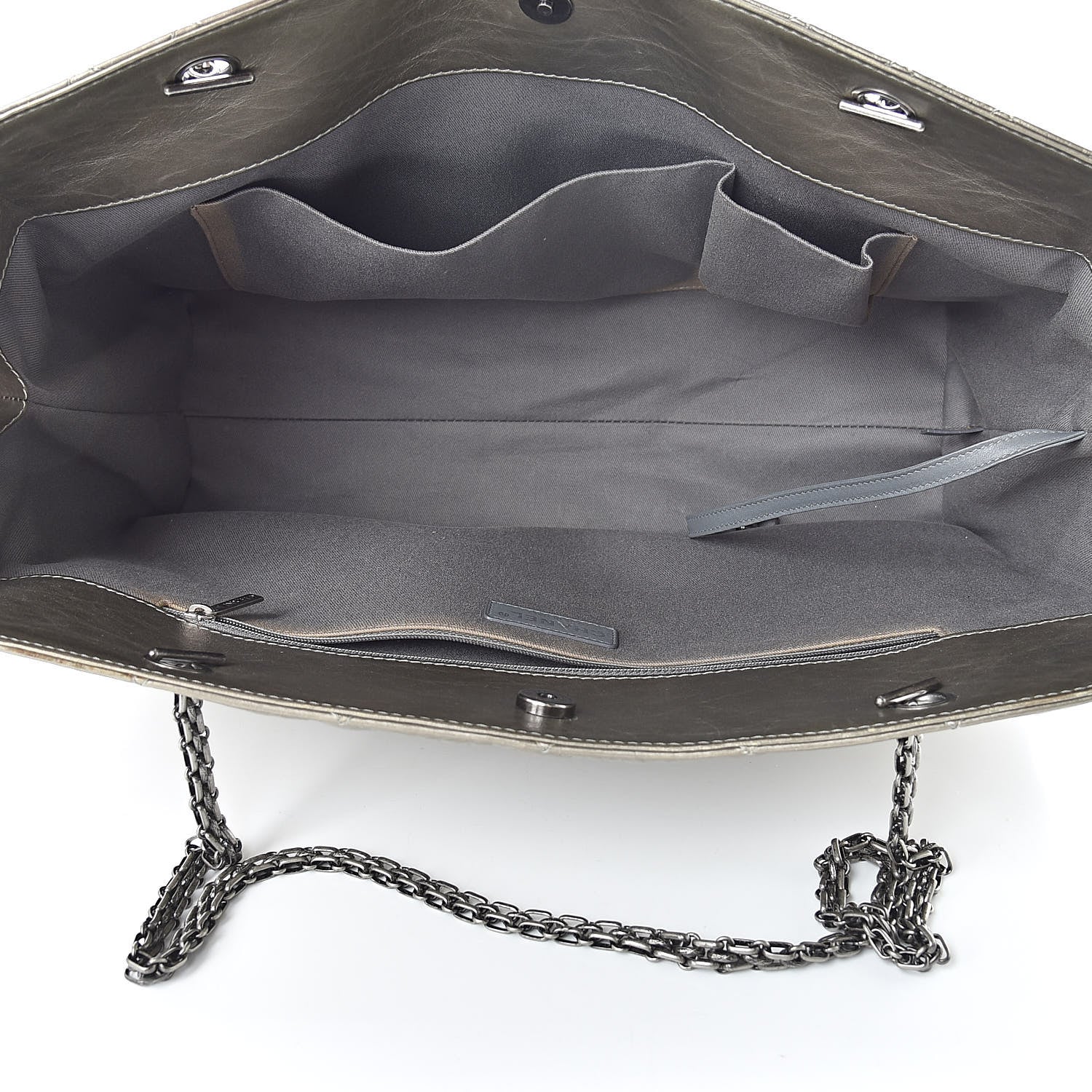 Chanel Aged Calfskin Quilted Reissue 2.55 Tote Light Gold 5 of 16