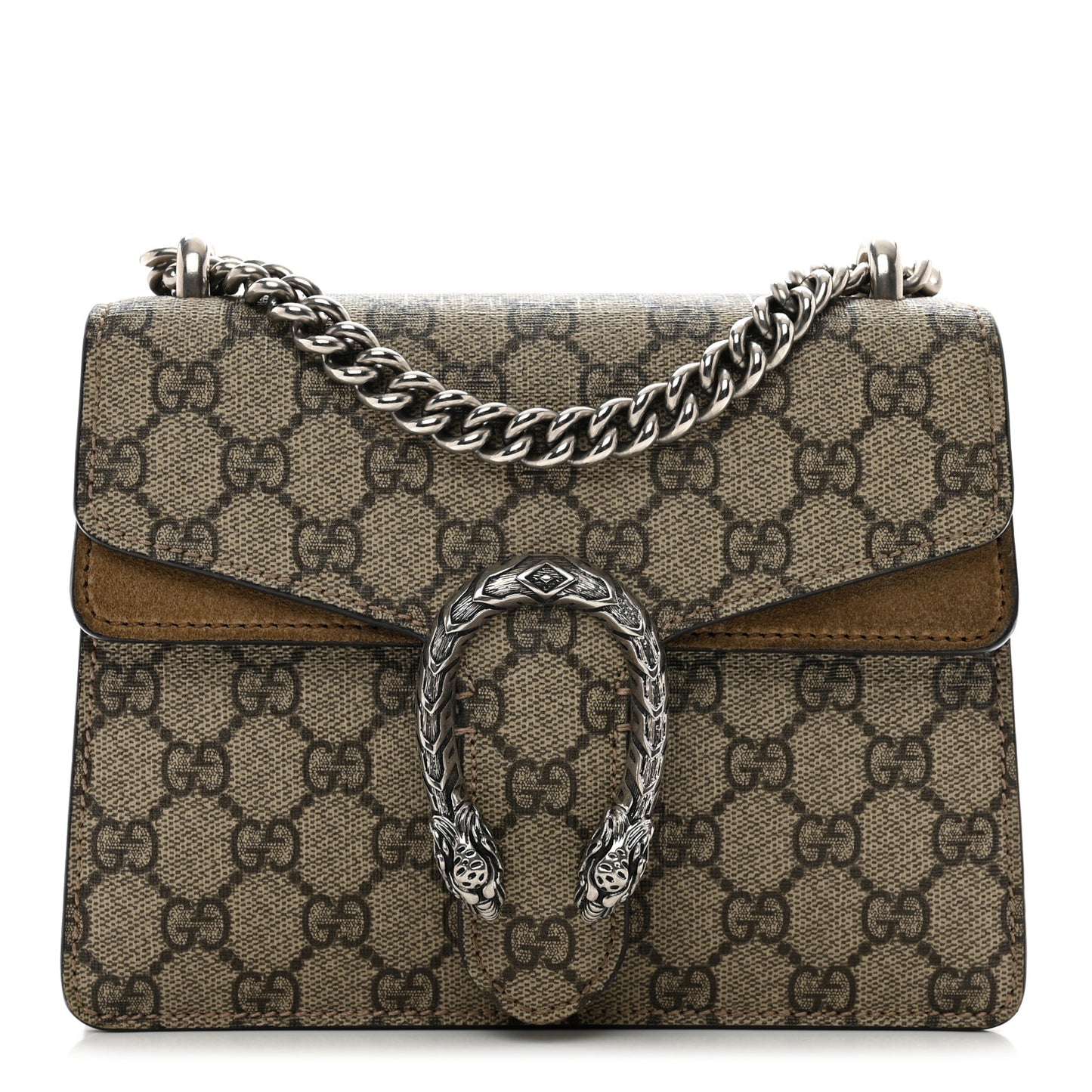 Supreme Monogram Mini Dionysus Shoulder Bag Taupe
