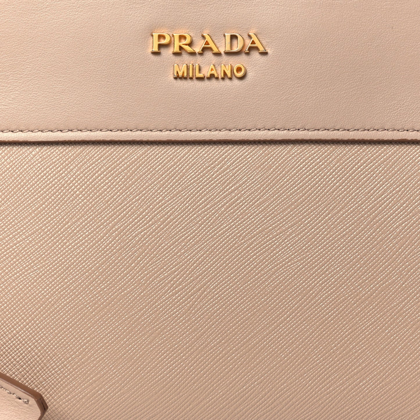 Saffiano Soft Calfskin Bandoliera Bag Cammeo