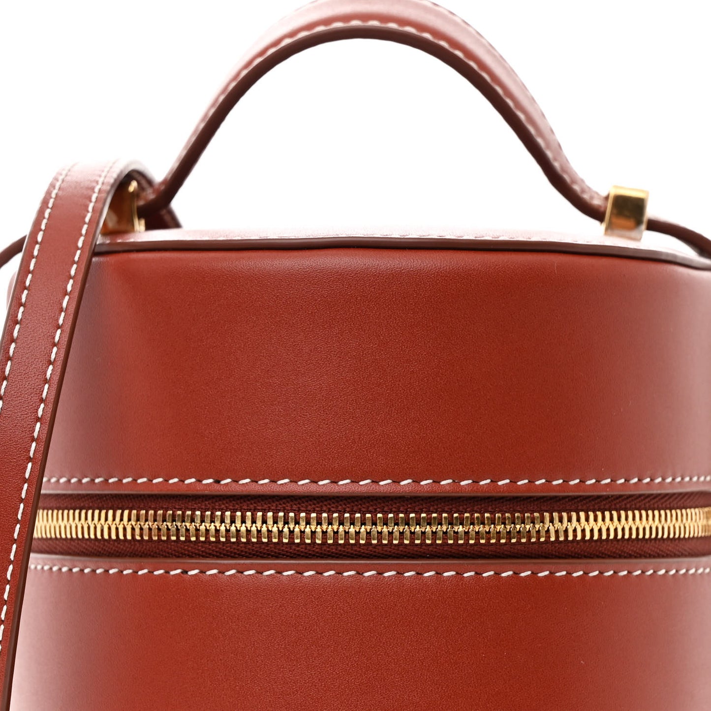 Smooth Calfskin Extra Case Medium Deep Kummel