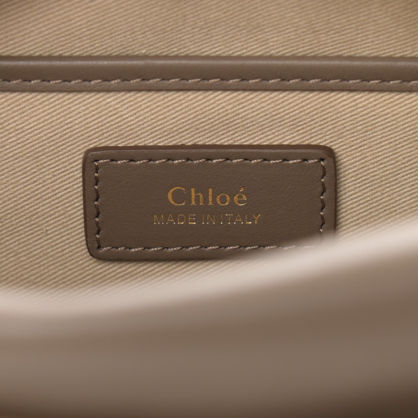 Small Grain Calfskin Hailey Bag Motty Grey