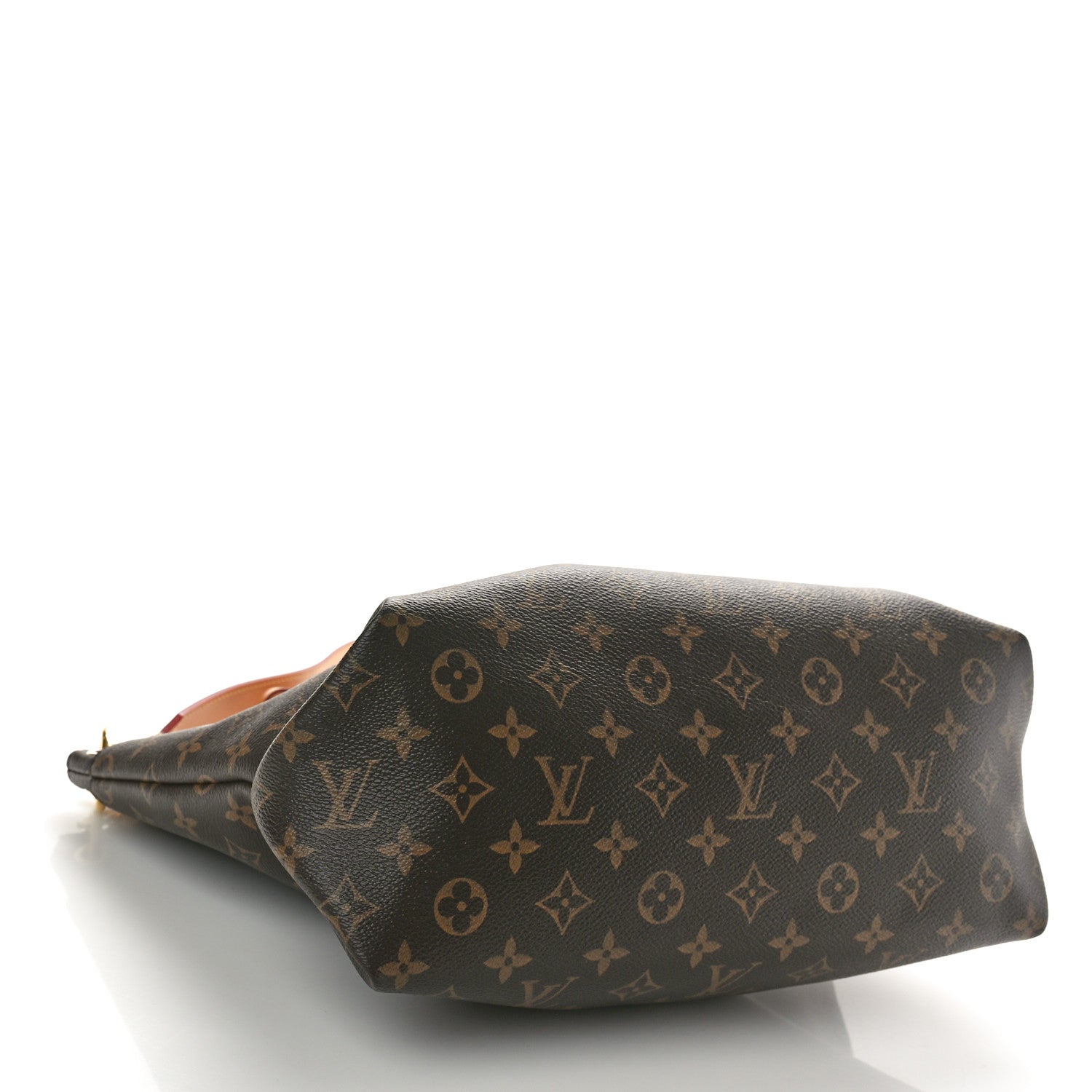 Louis Vuitton Monogram Flower Zipped Tote MM Beige 4 of 10