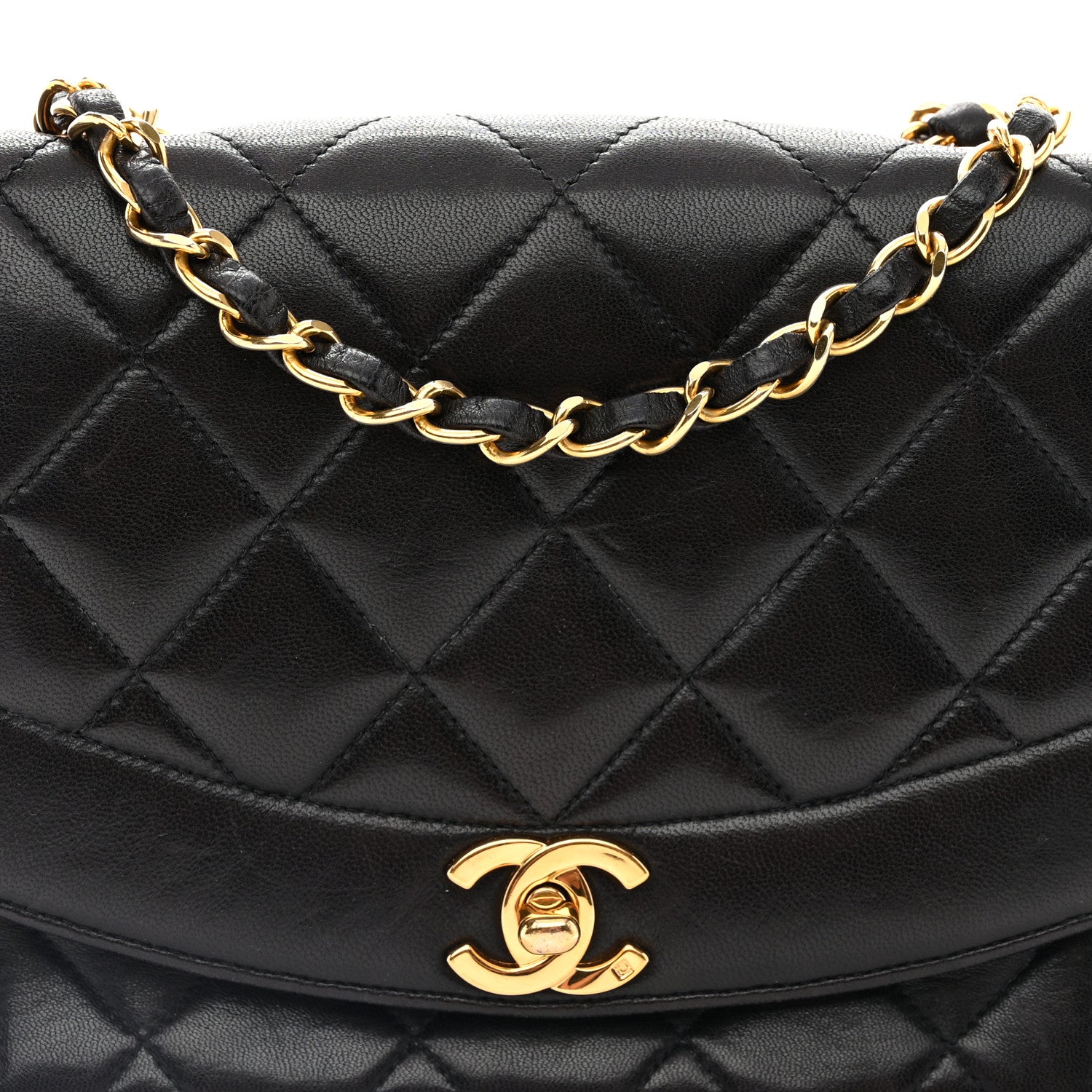 Chanel Lambskin Quilted Small Single Flap Black 7 of 11