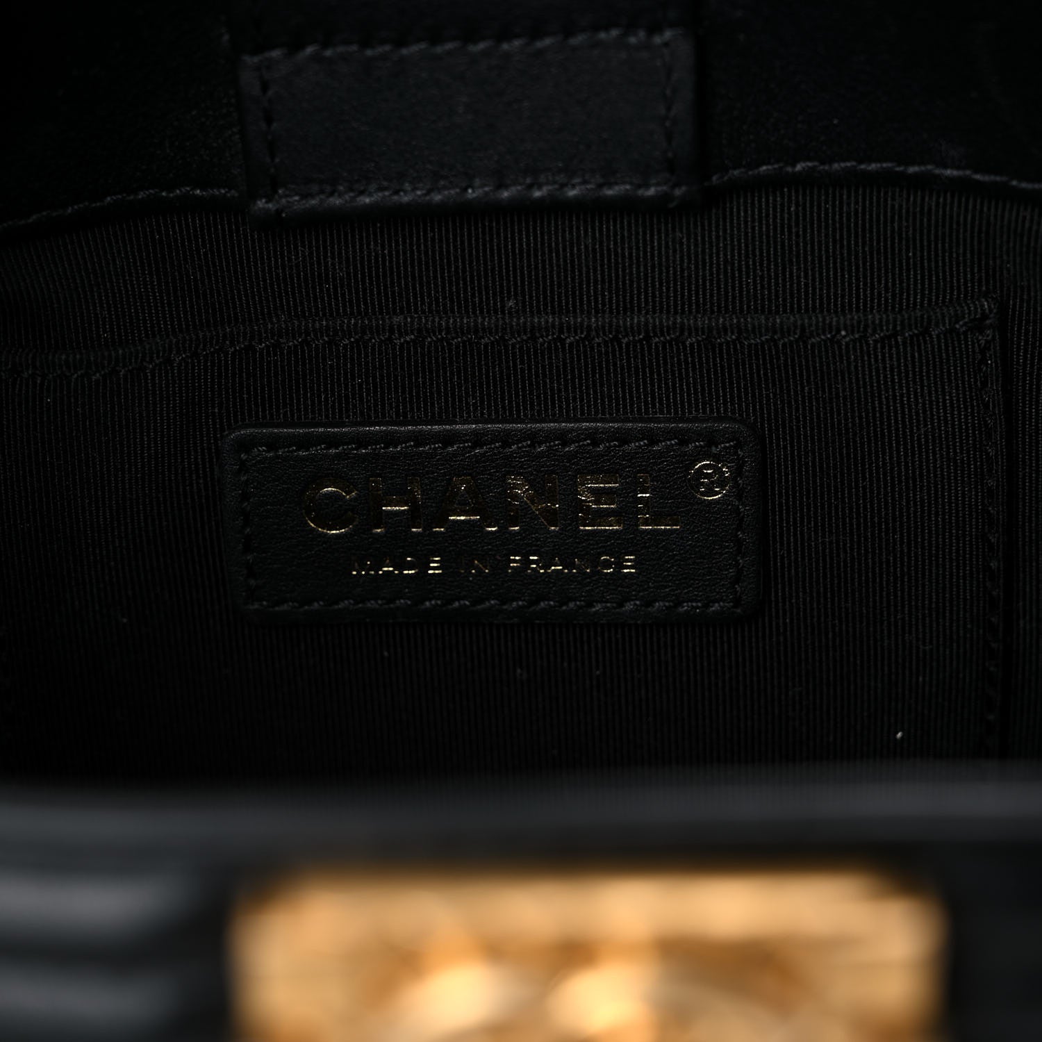 Chanel Calfskin Quilted Boy Bucket Bag Black 6 of 11