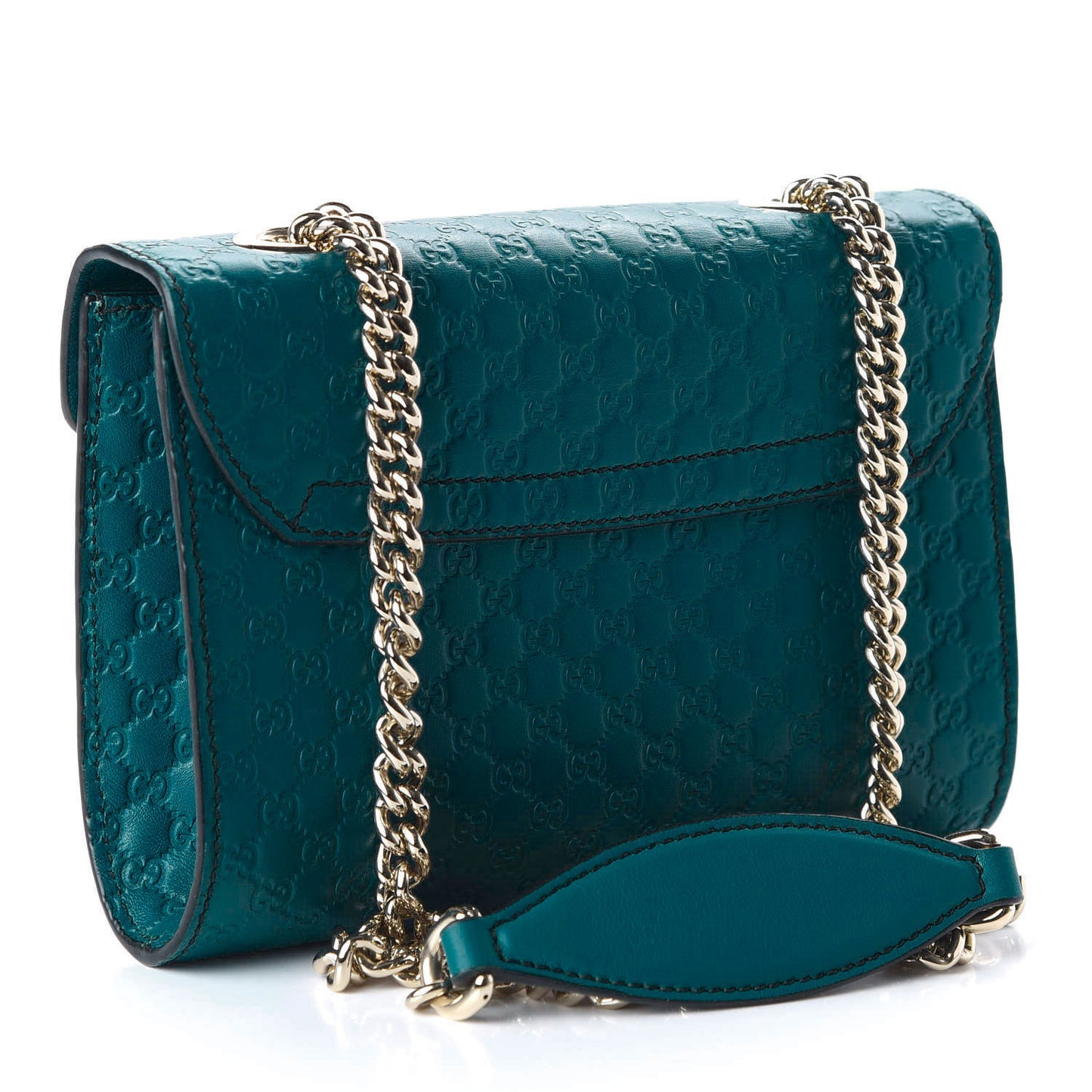 Microguccissima Mini Emily Shoulder Bag Deep Cobalt