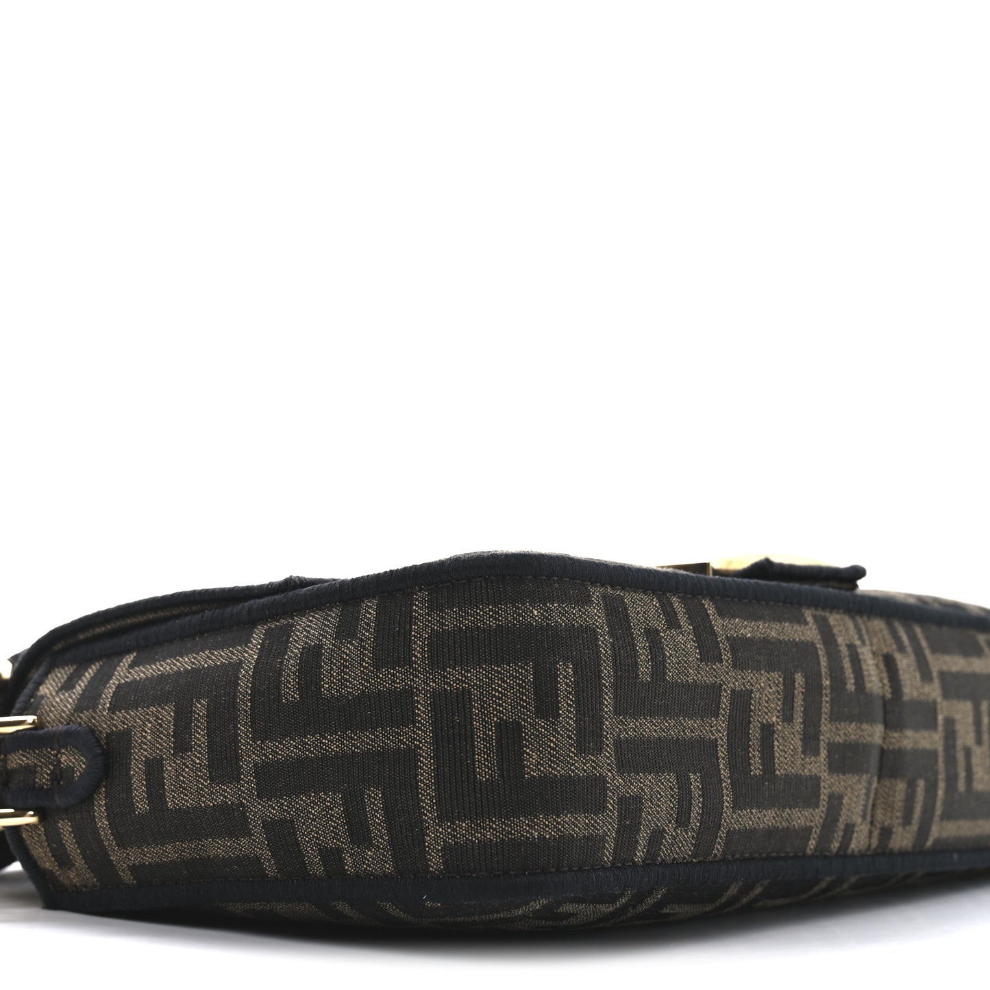 Fabric Jacquard FF 1974 Medium Baguette Tobacco Moro Black