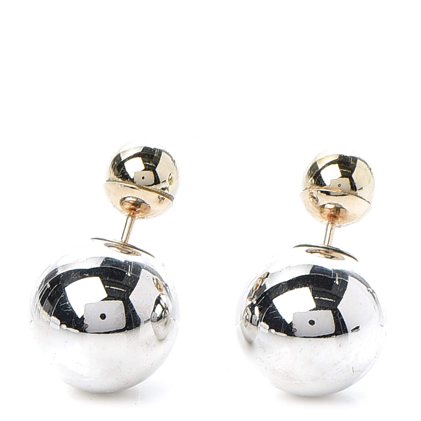Mise En Dior Tribal Earrings Gold Silver