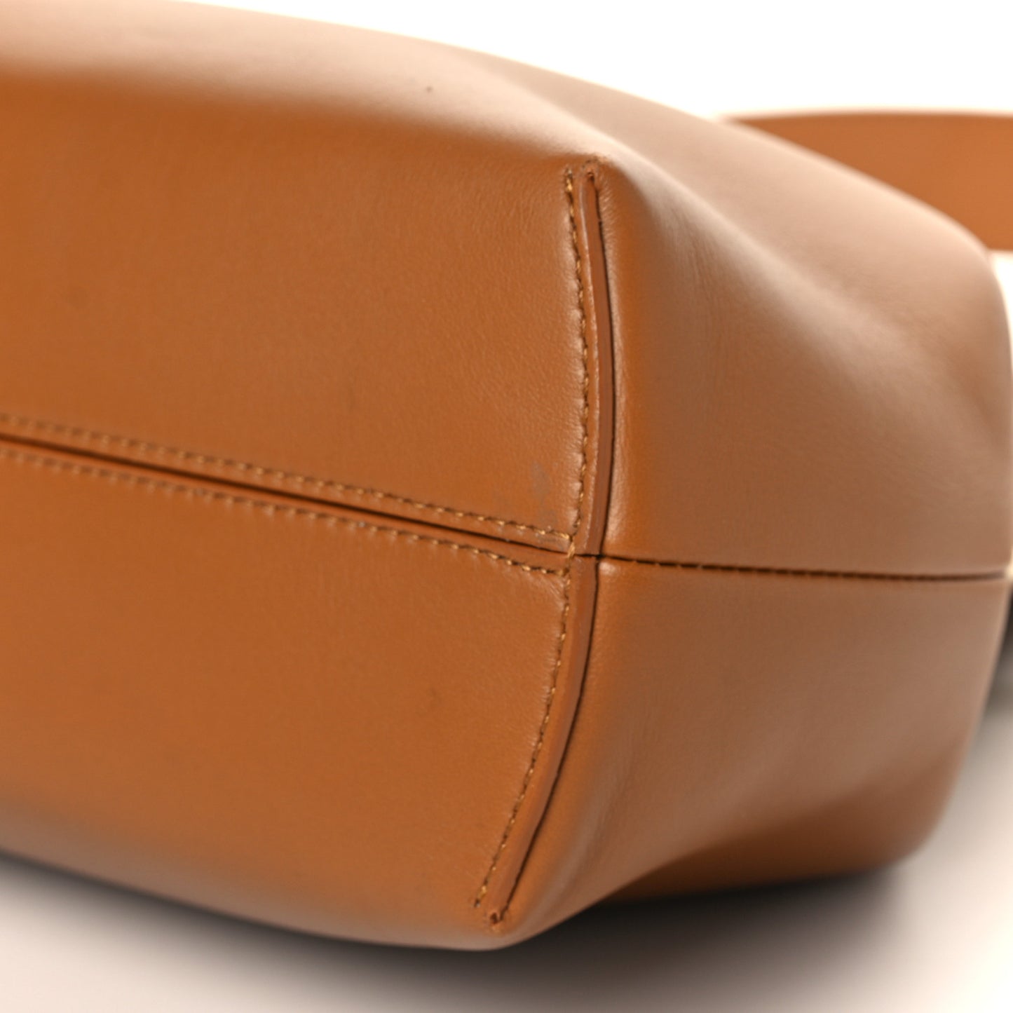 Shiny Nappa Medium Fendi First Caramello