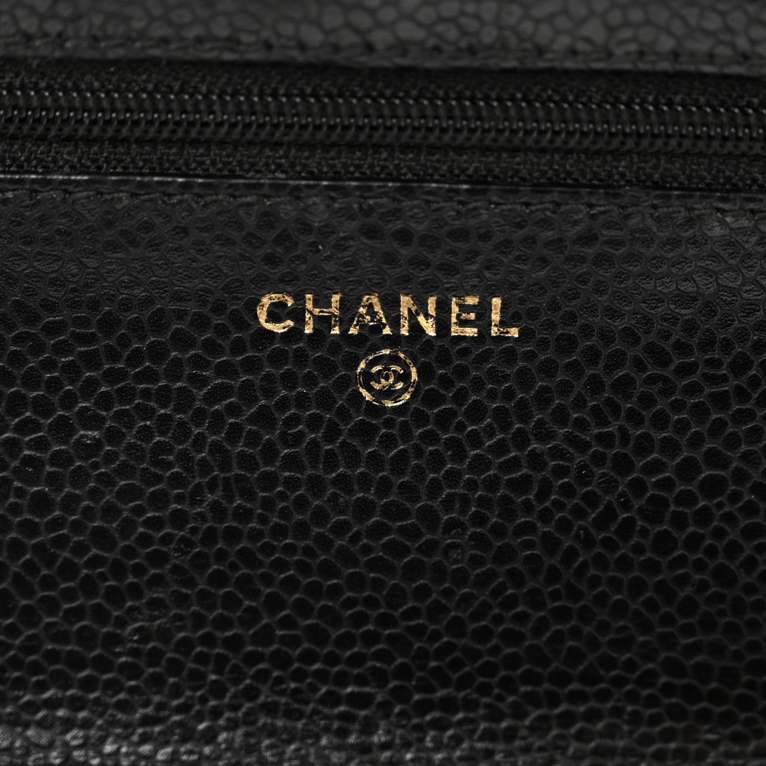 Chanel Caviar Quilted Wallet on Chain WOC Black 6 of 13