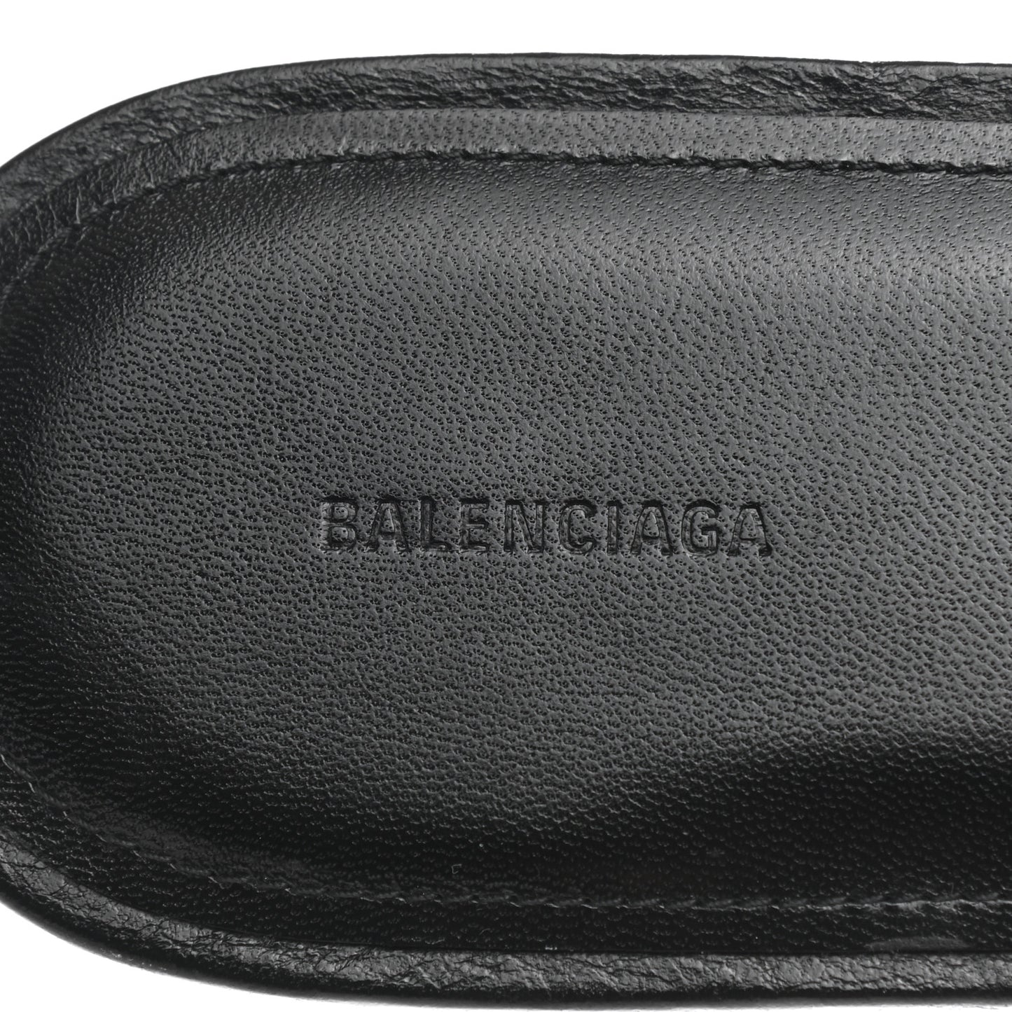 Agneau Arena Cagole Flat Slide Sandals 39 Black