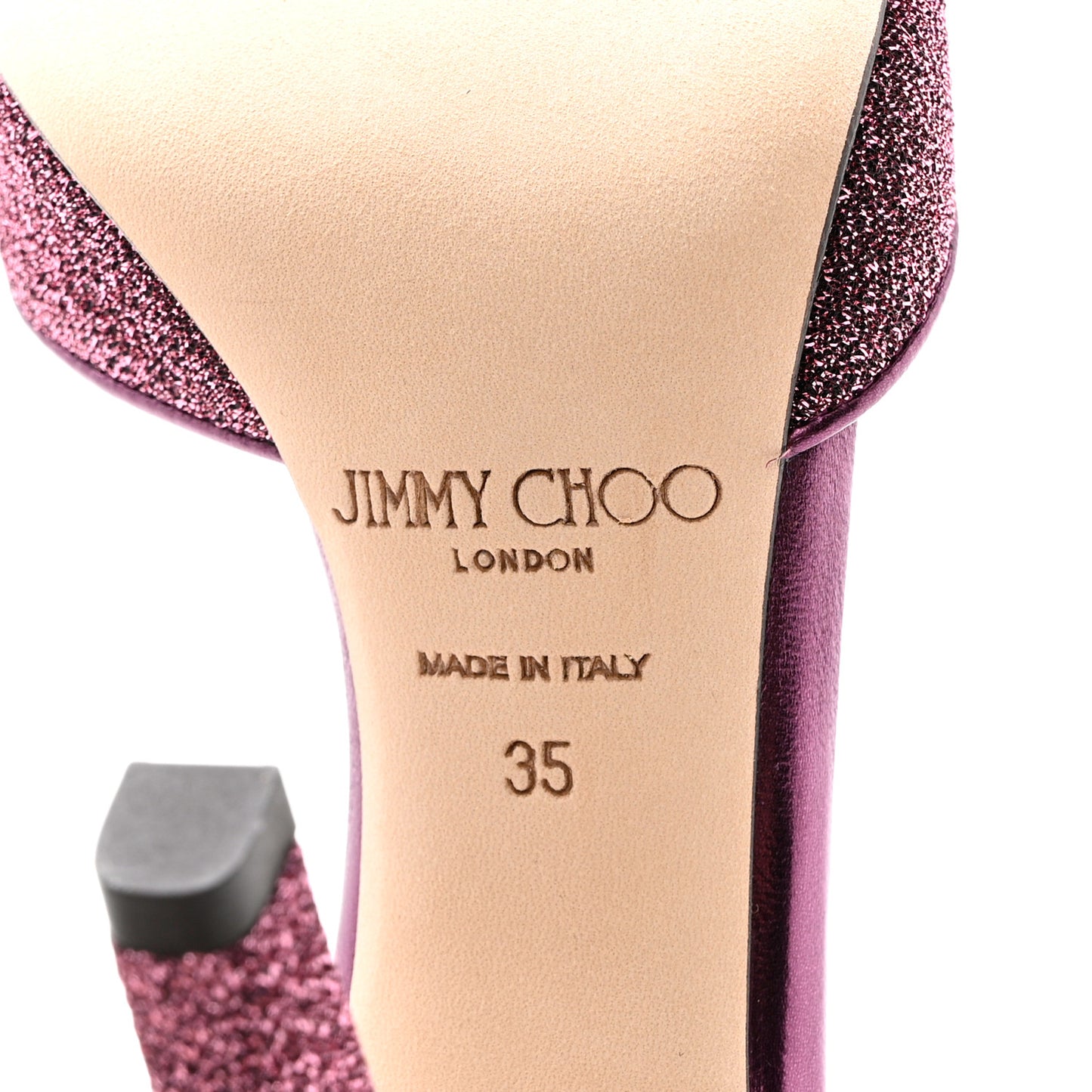 Metallic Lurex Perspex Moscow 100 Pumps 35 Jazzberry