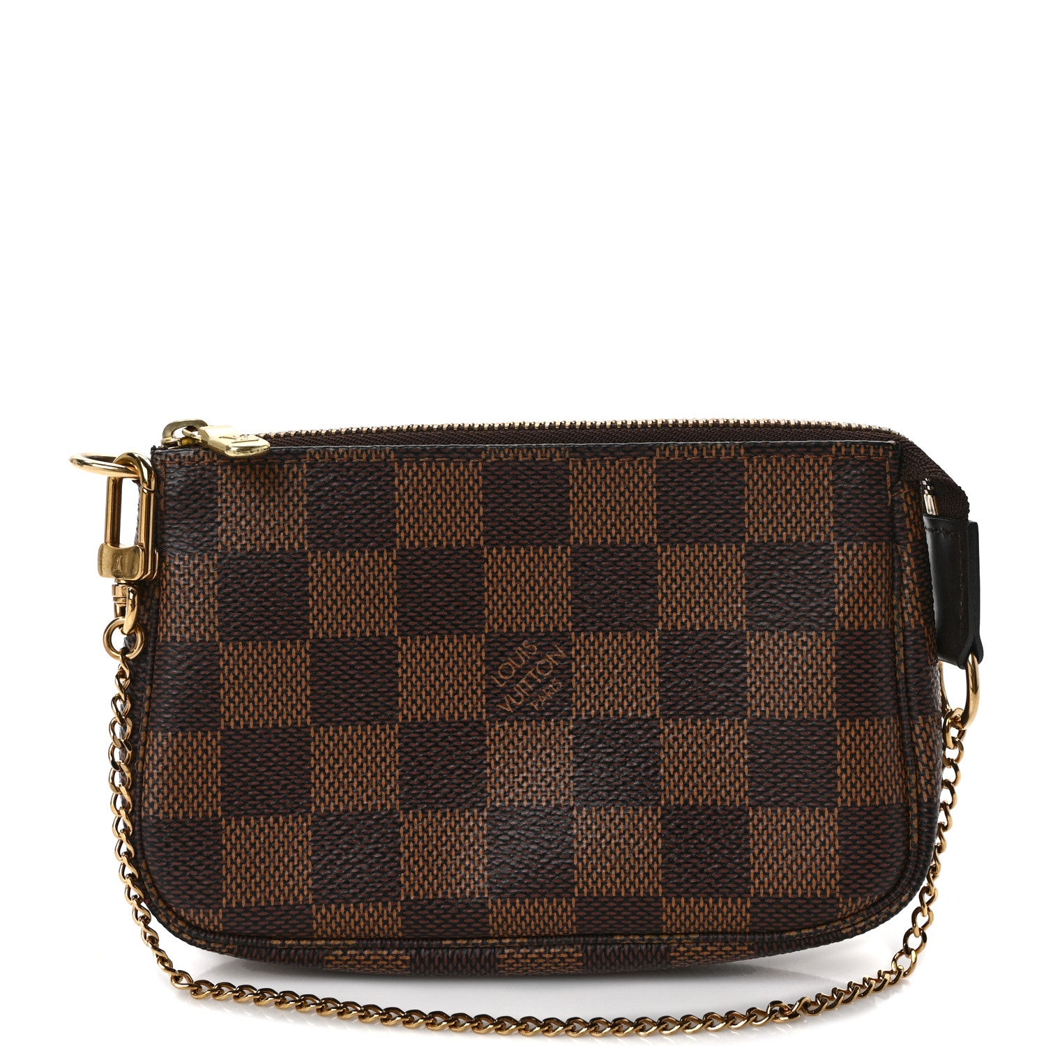 Louis Vuitton Damier Ebene Mini Pochette Accessories 1 of 8