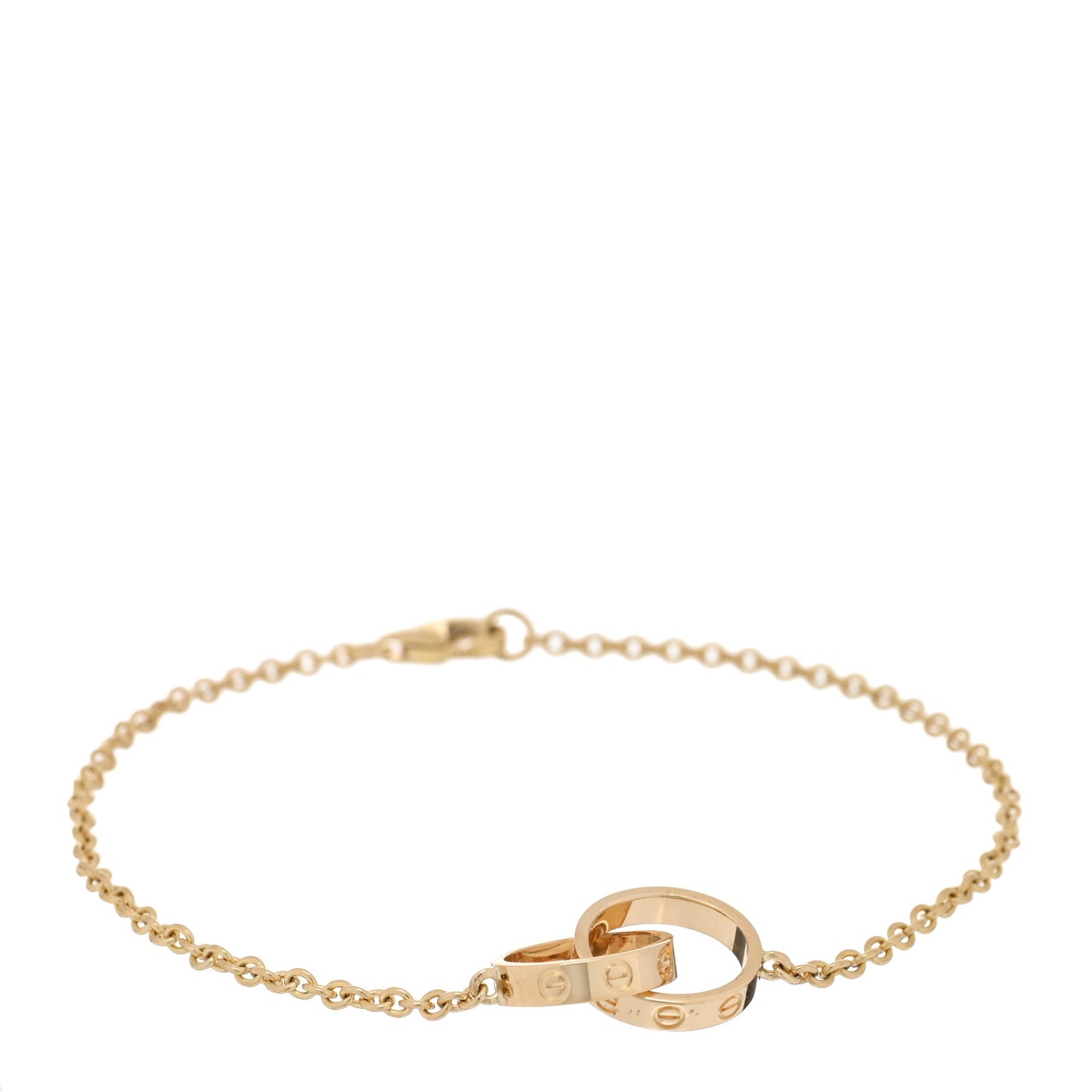 18K Yellow Gold Interlocking LOVE Bracelet