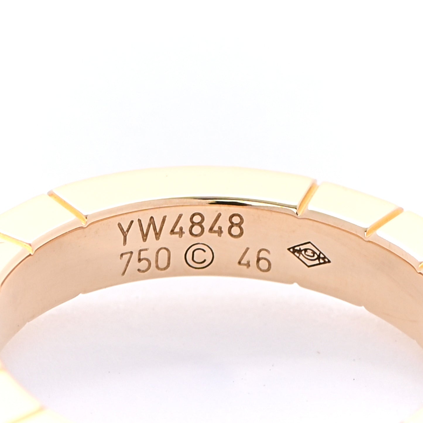 18K Yellow Gold Lanieres Ring 46 3.75