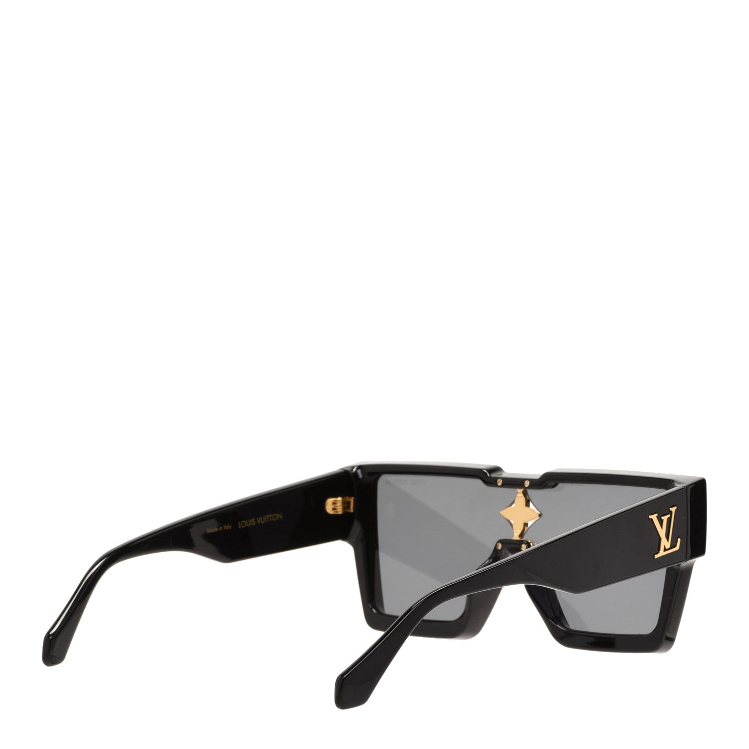 Louis Vuitton Acetate Swarovski Crystal Cyclone Sunglasses Z1578W Black 4 of 9