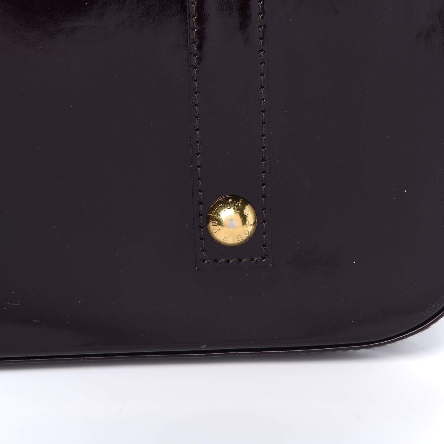 Louis Vuitton Vernis Alma GM Amarante 14 of 14