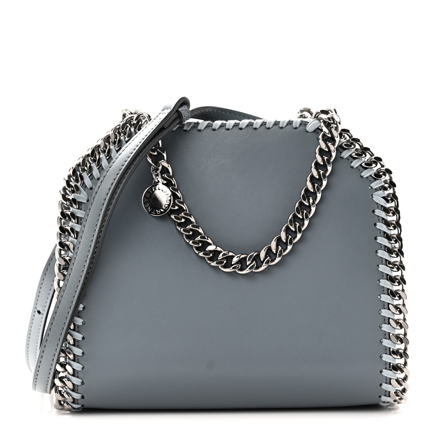 Stella McCartney Eco Alter Mat Medium Top Handle Shoulder Bag Blue