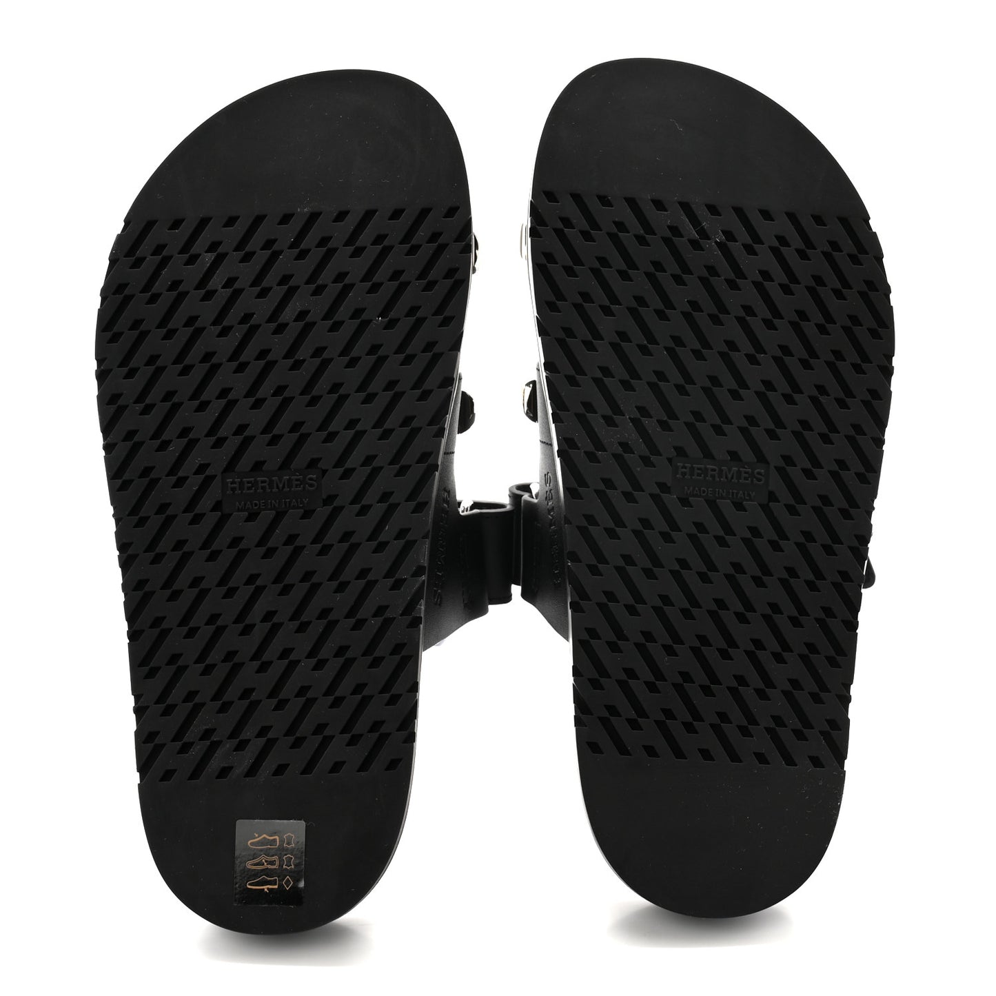 Calfskin Medor Studded Womens Chypre Sandals 35 Black