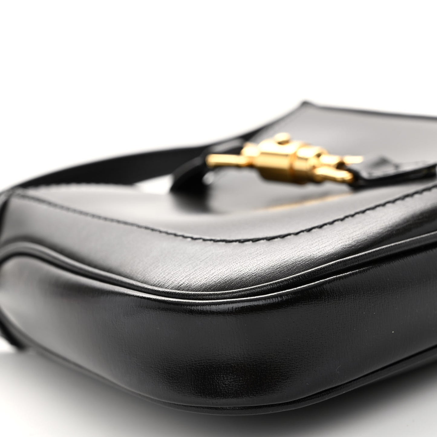 Boarded Dyana Lux Calfskin Mini Jackie 1961 Hobo Black
