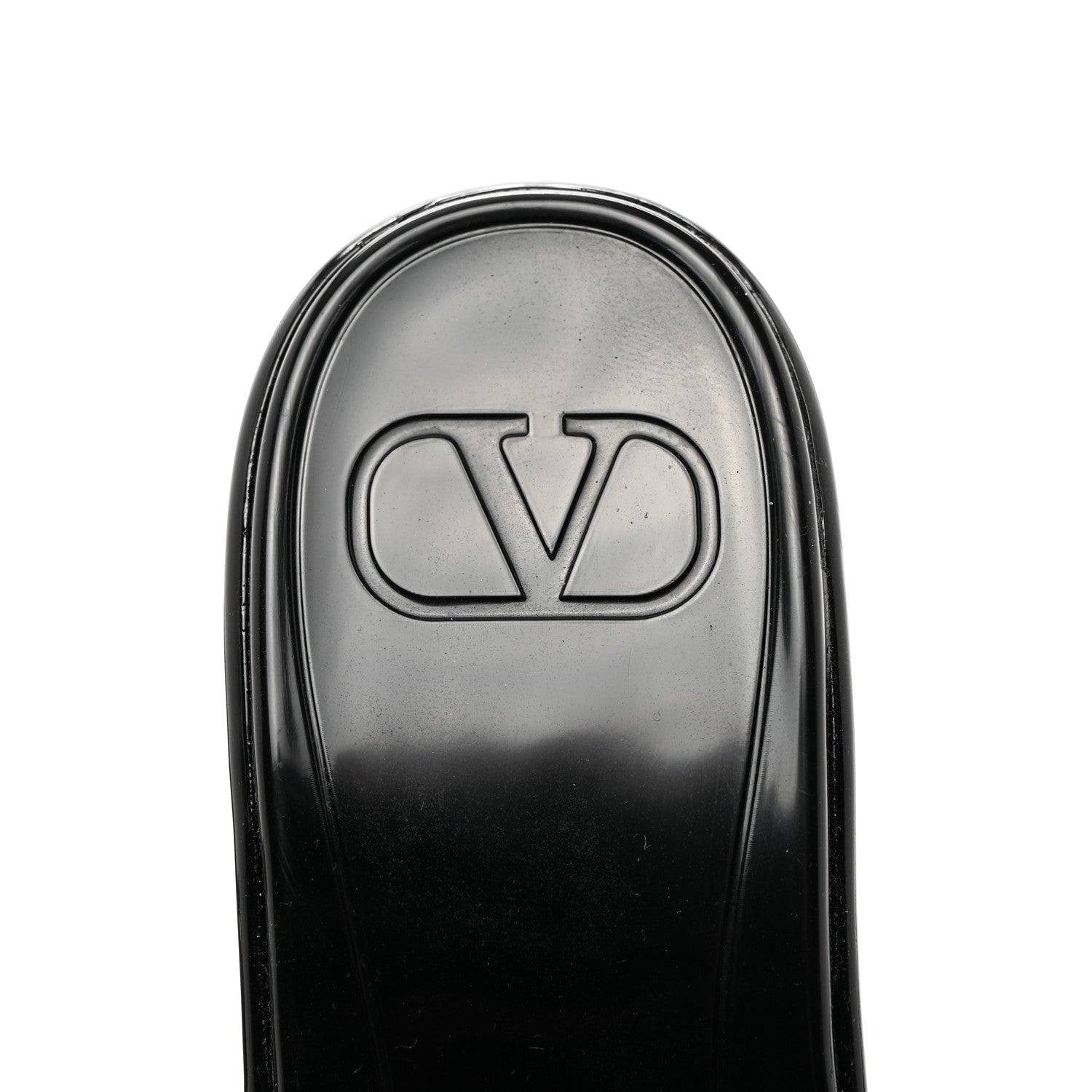 Valentino Garavani Rubber VLogo PM Platform Slide Sandals 36 Black 6 of 9