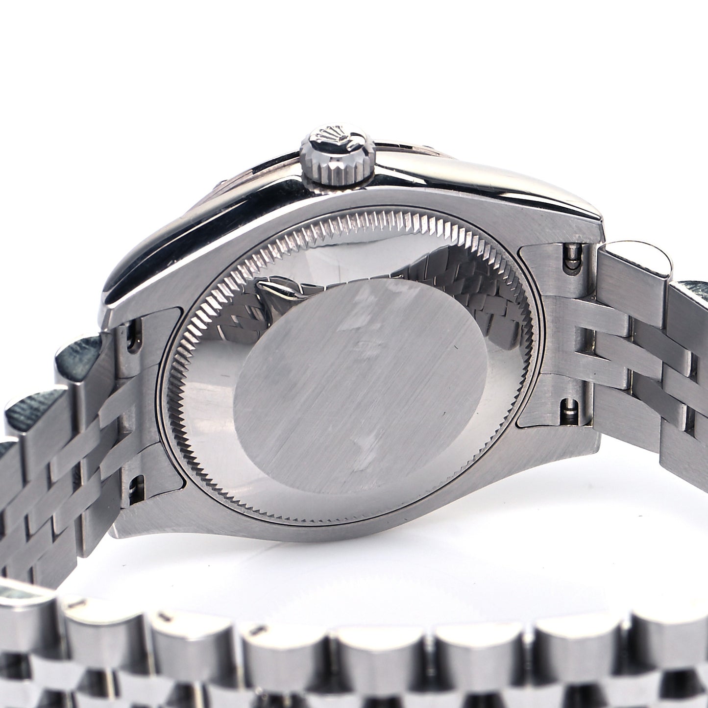 Stainless Steel 18K White Gold Diamond 31mm Oyster Perpetual Datejust Watch Pink 178344