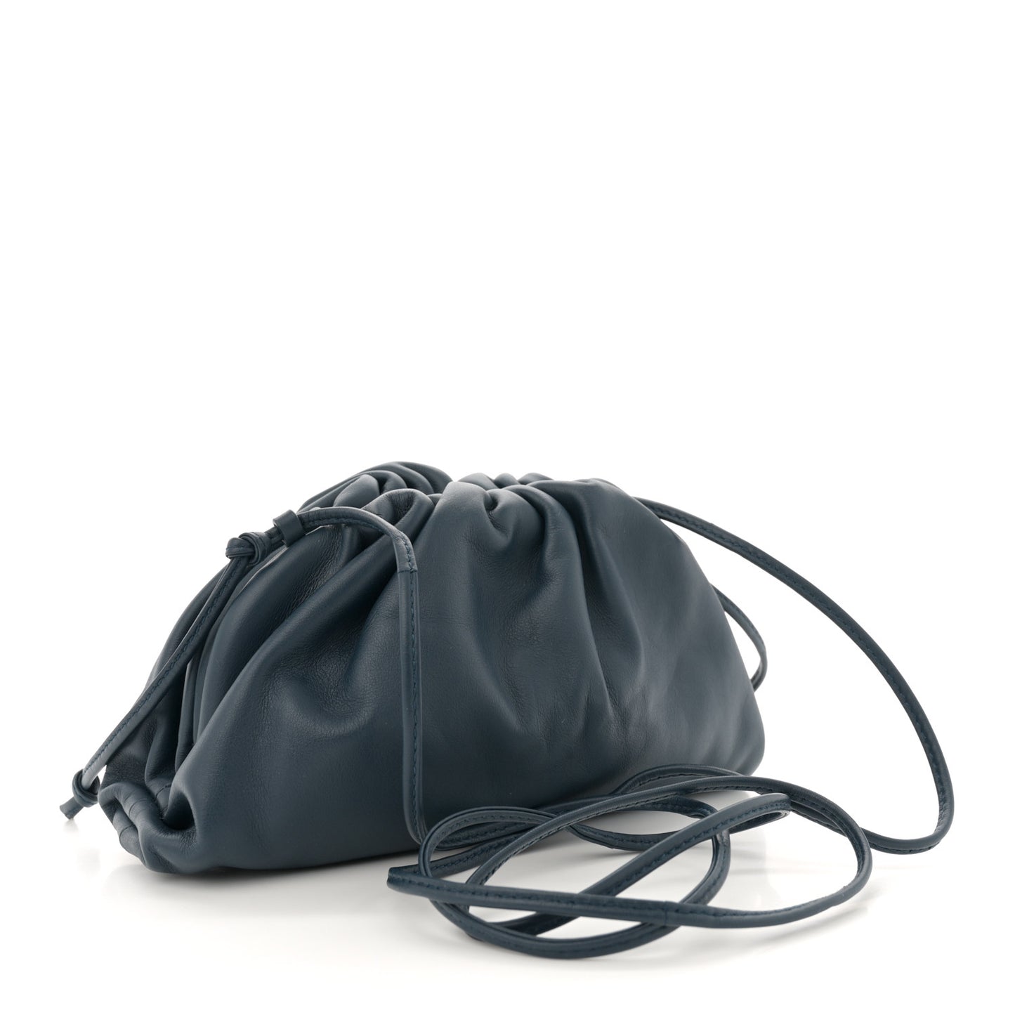 Butter Calfskin The Mini Pouch Deep Blue