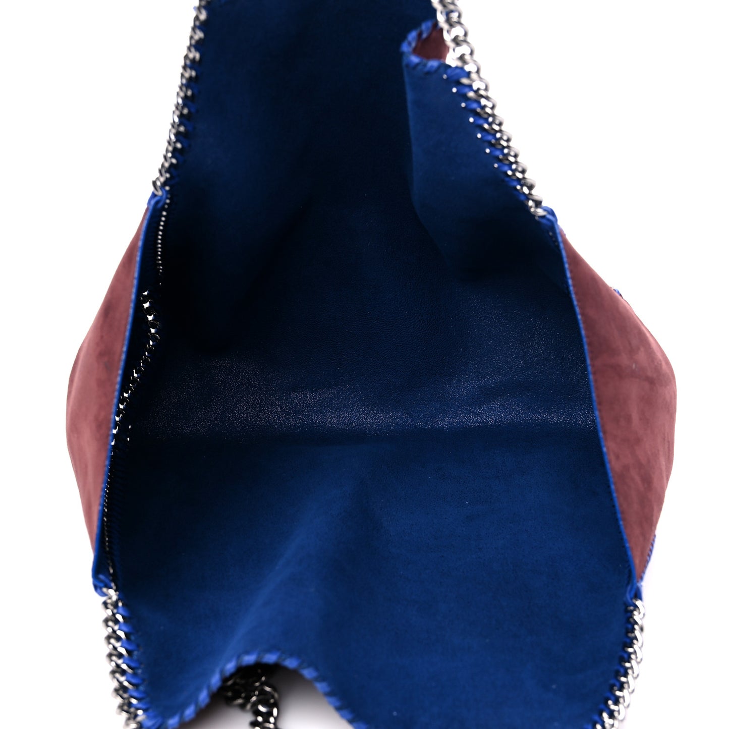 Chamois Shiny Dotted Reversible Tote Blue
