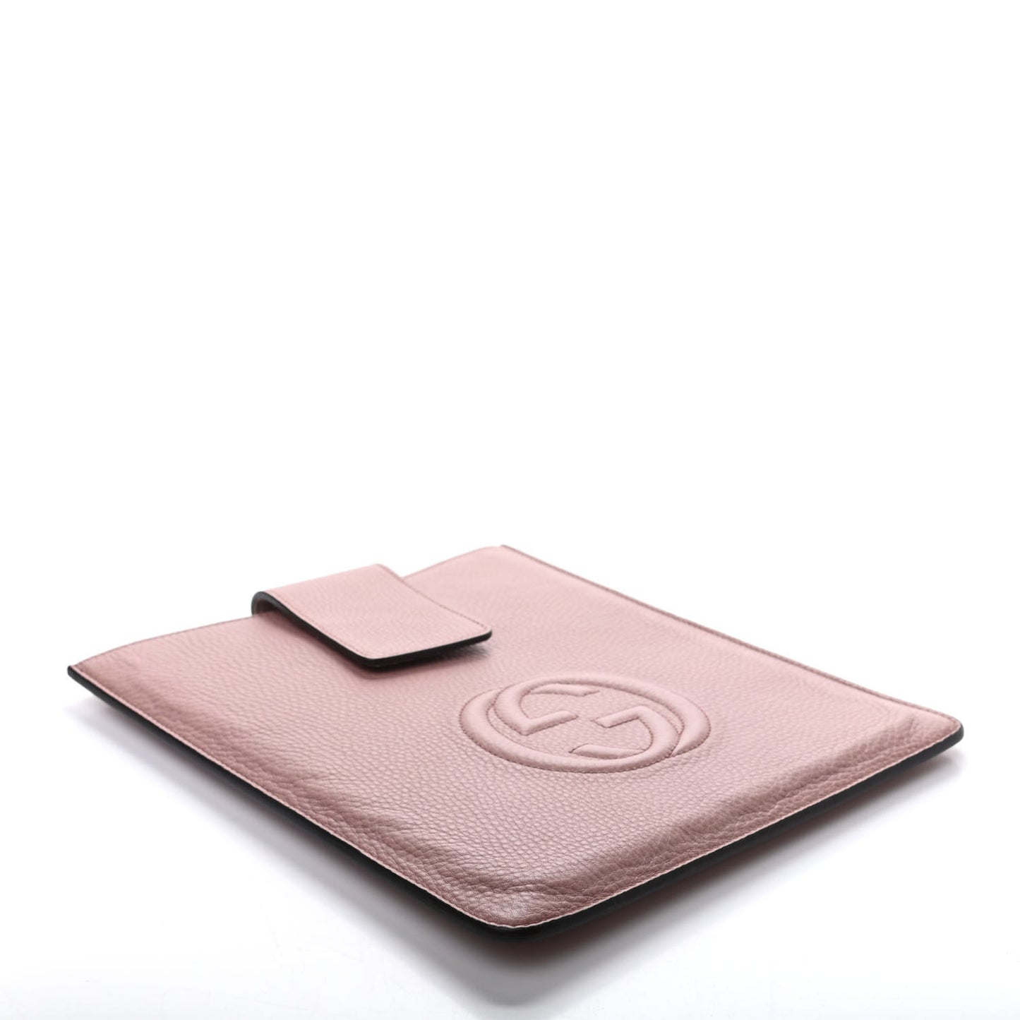 Pebbled Calfskin Soho iPad Case Pink