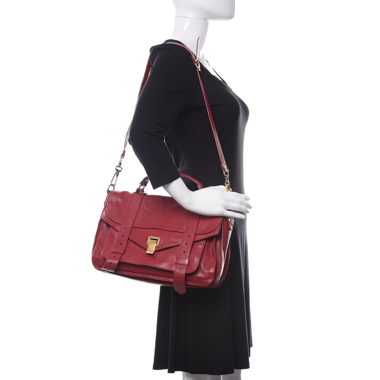 Lambskin Medium PS1 Satchel Chianti