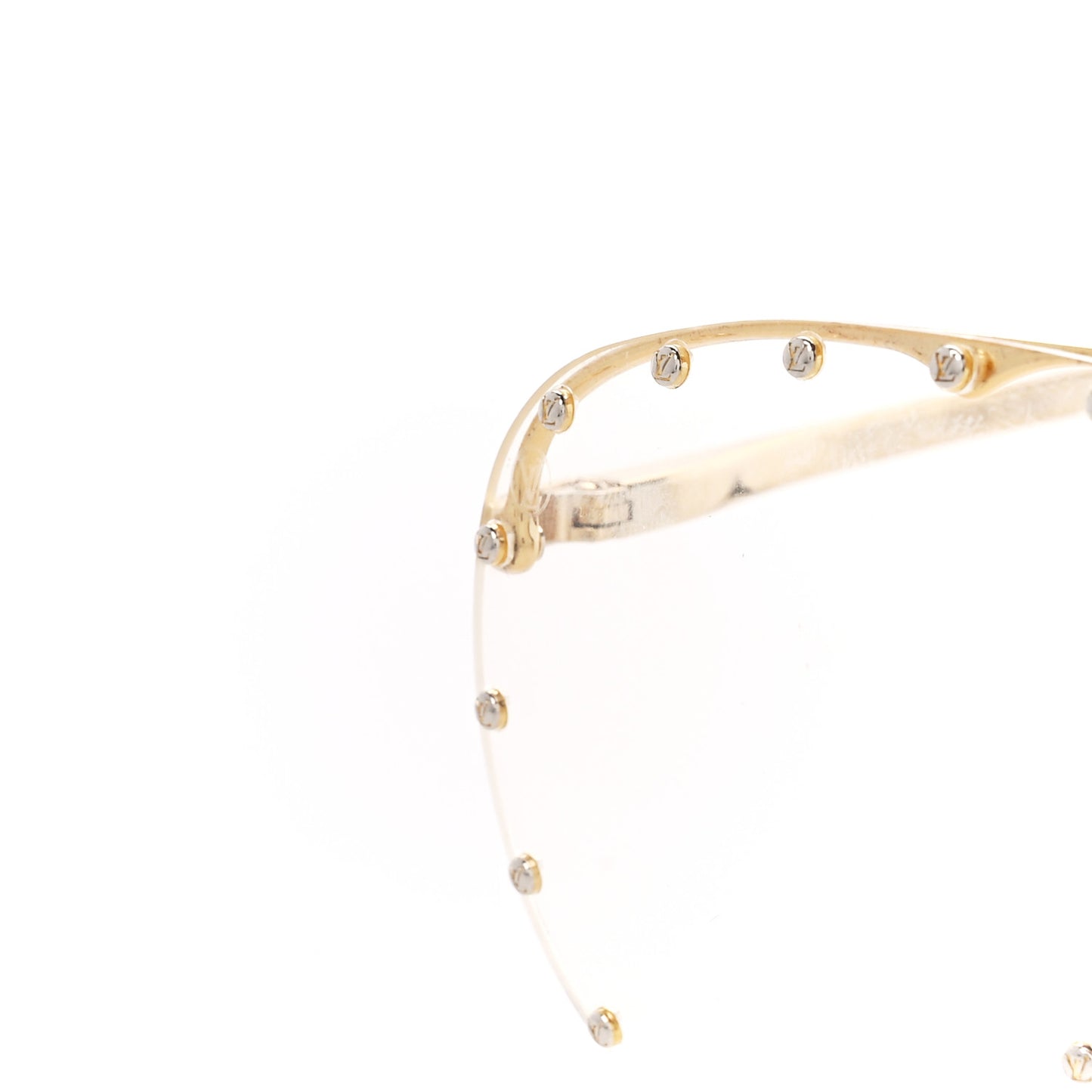 Metal The Party Aviator Anti Blue Light Sunglasses Z0997W Gold