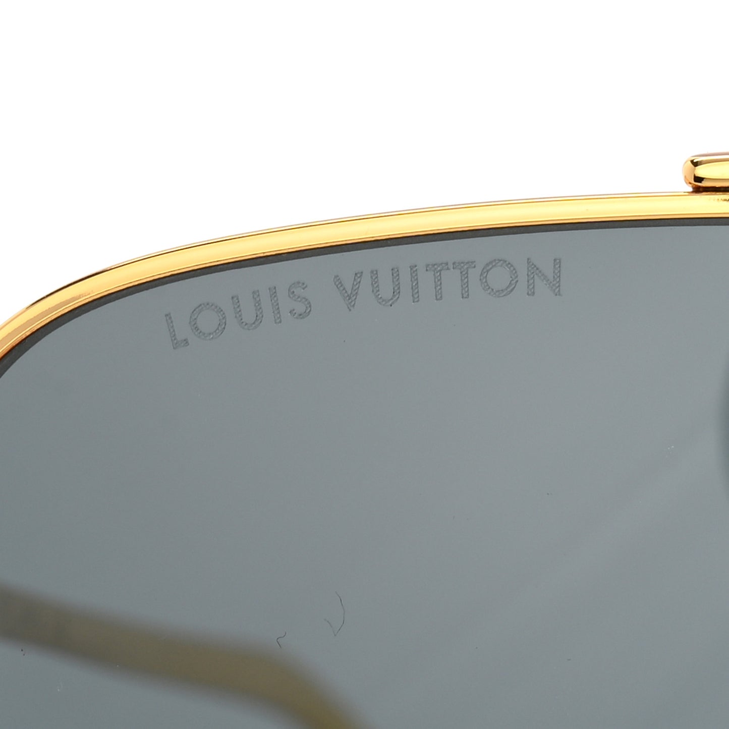 Metal LV Ash Sunglasses Z1267E Gold