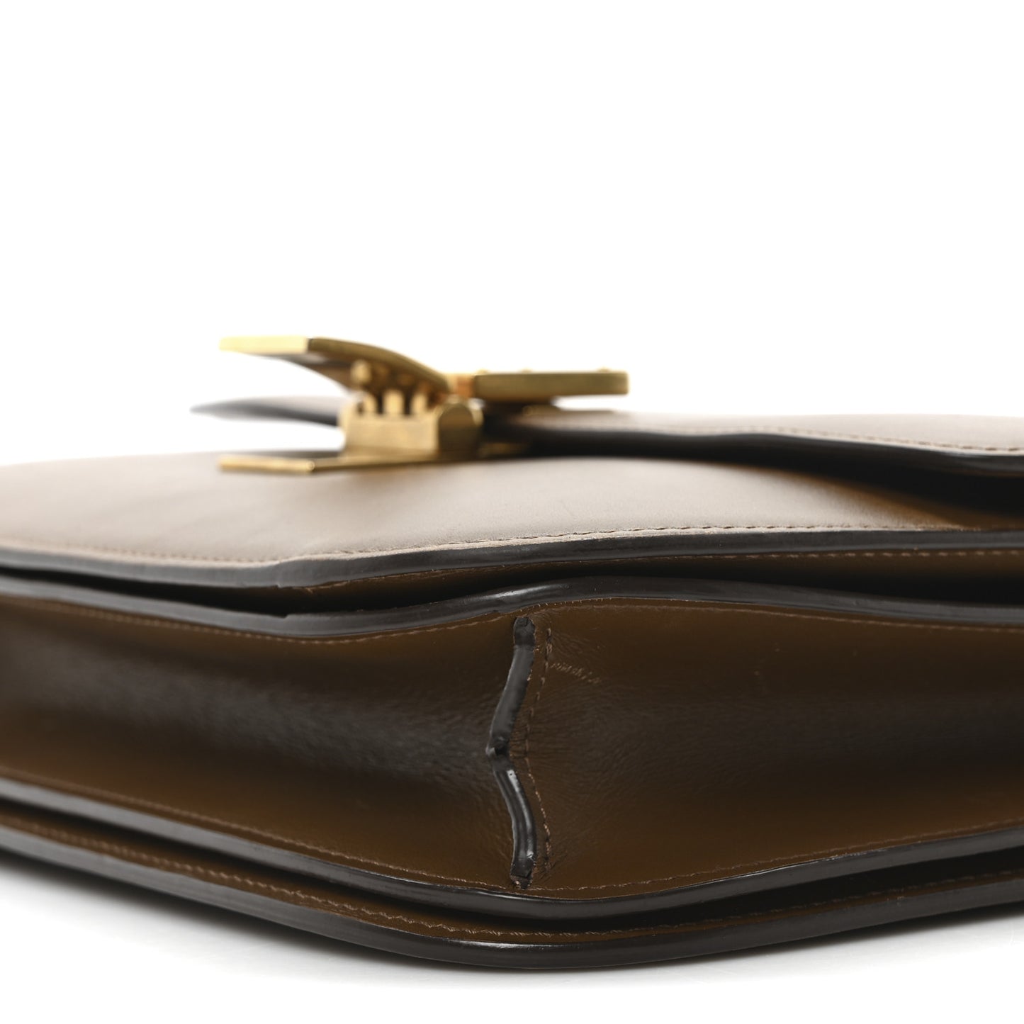 Smooth Calfskin Medium Classic Box Flap Bag Camel