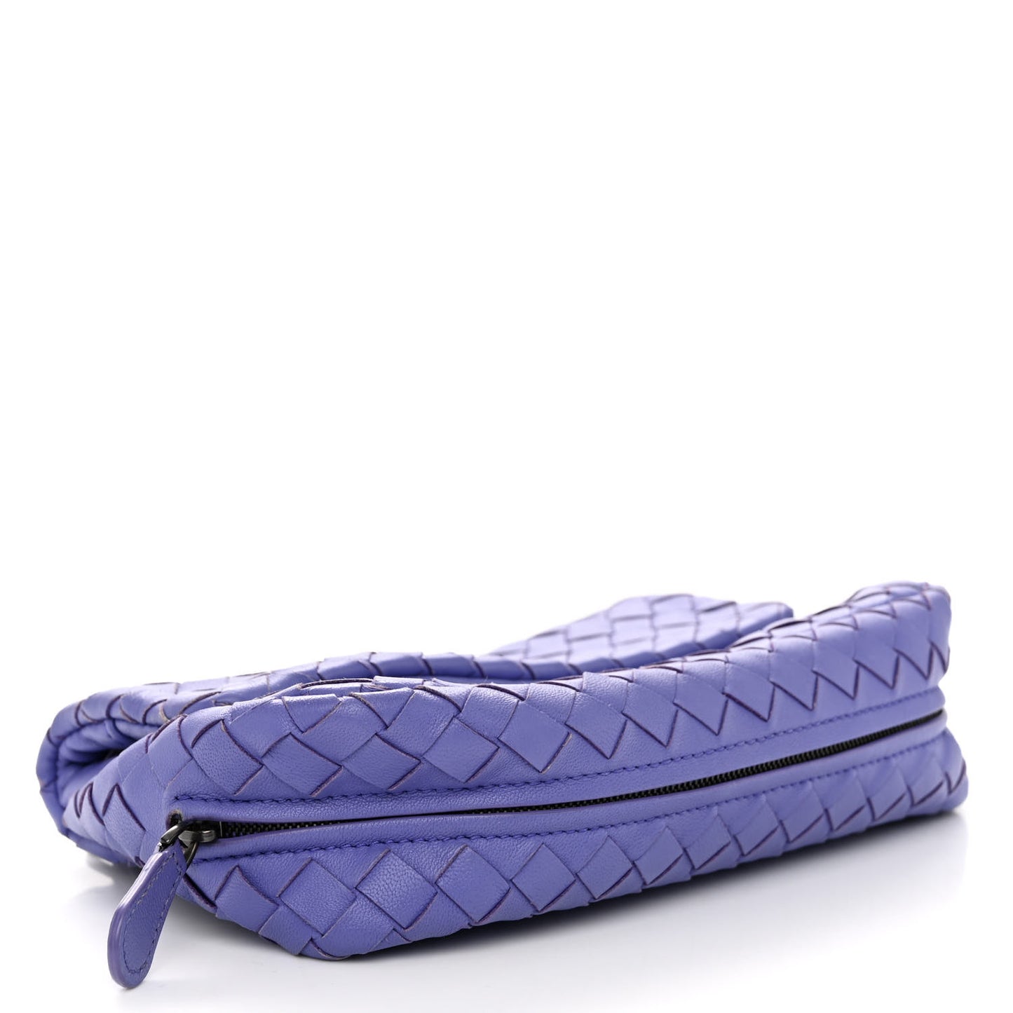 Nappa Intrecciato Small Chain Crossbody Cobalt