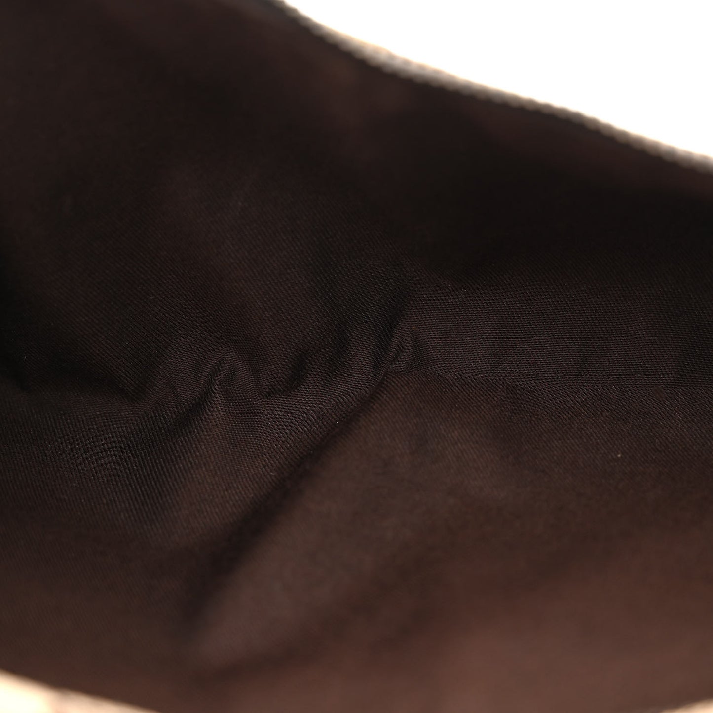 GG Monogram Double Pocket Belt Bag Dark Brown