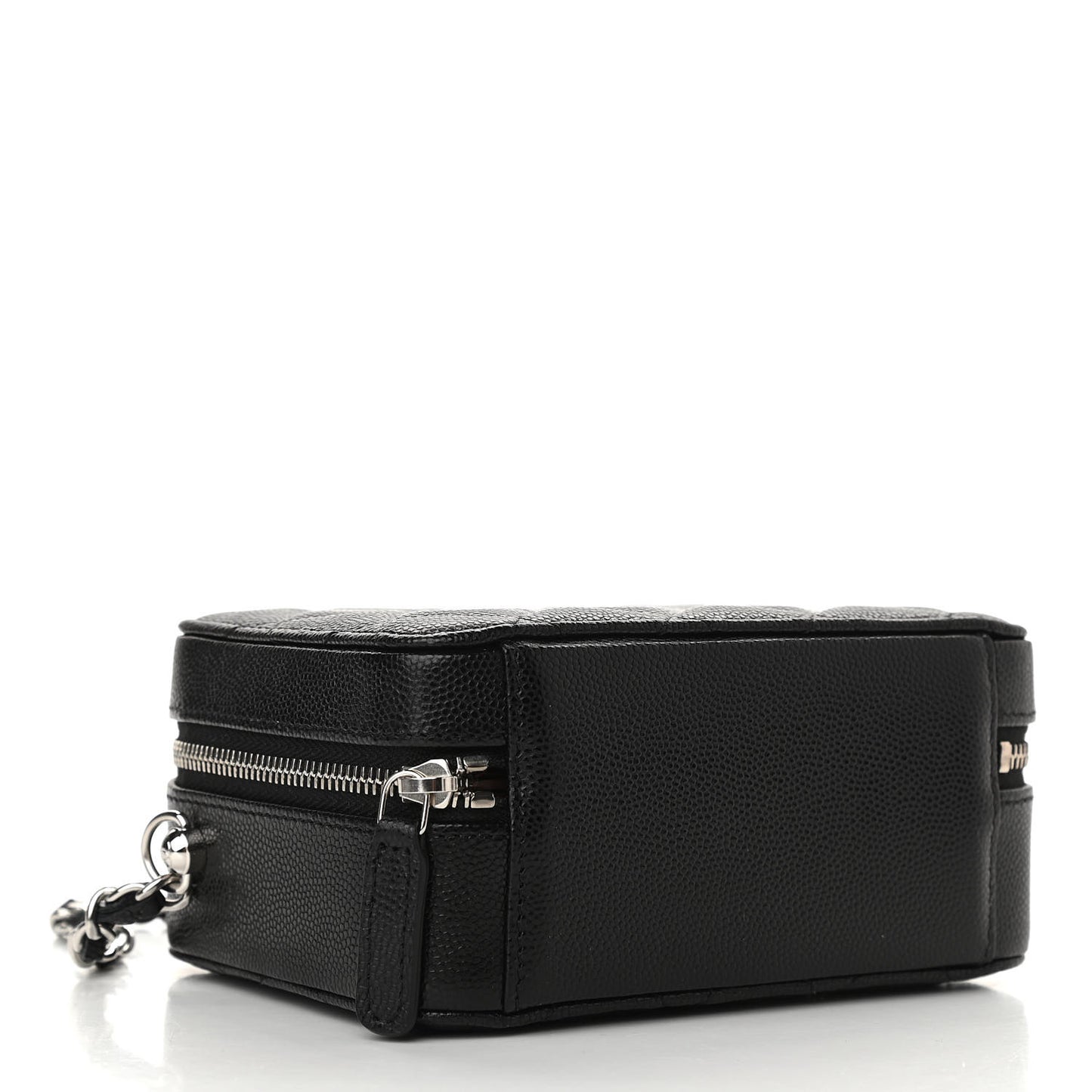 Caviar Quilted Camera Bag Black