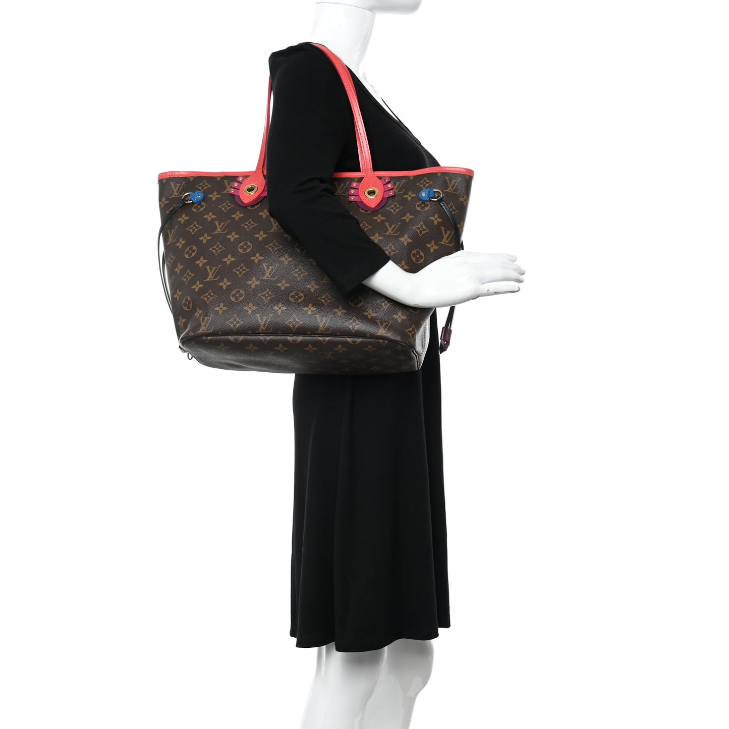 Monogram Totem Neverfull MM Flamingo