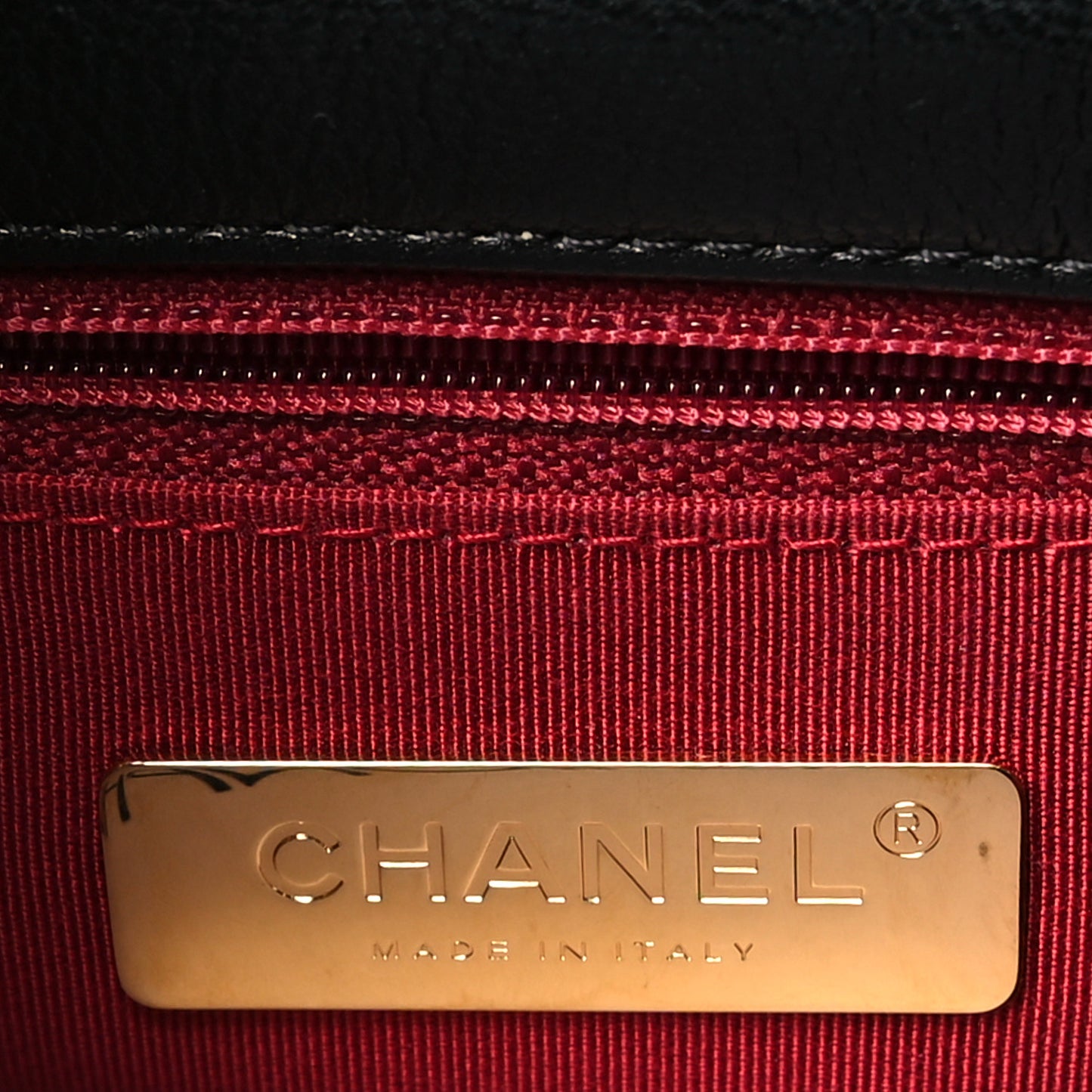 Goatskin Quilted Medium Chanel 19 Flap Black