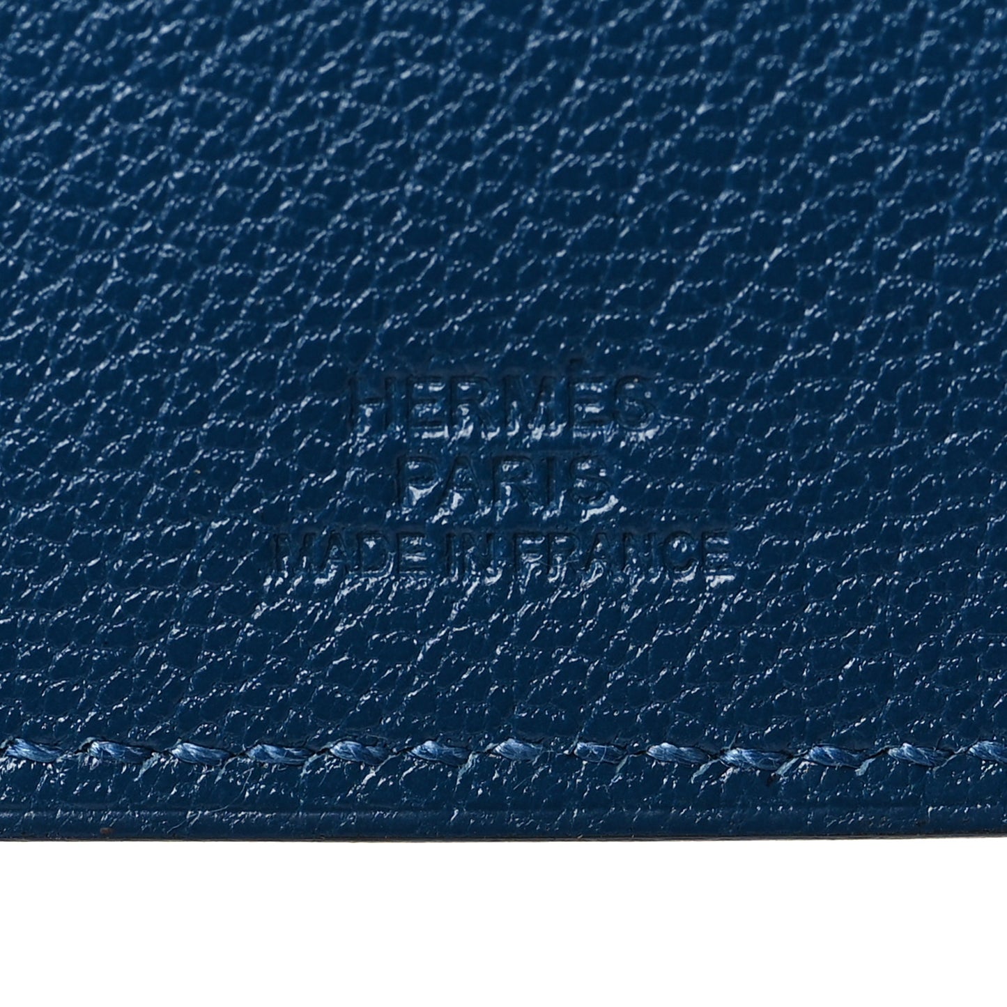 Chevre Mysore Tarmac Passport Holder Deep Bleu