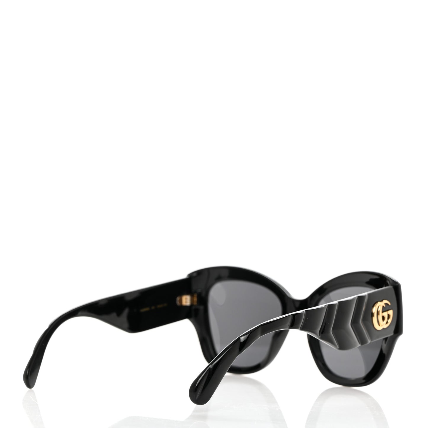 Acetate GG Butterfly Sunglasses GG0808S Black