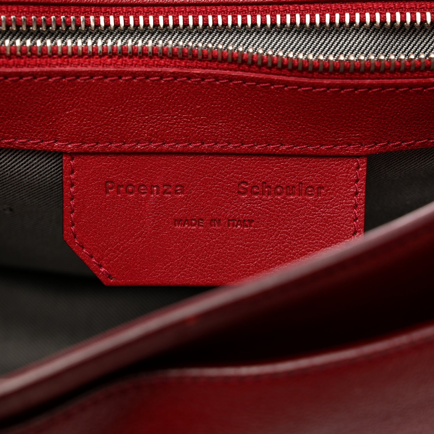 Lambskin Tiny PS1 Satchel Dark Red